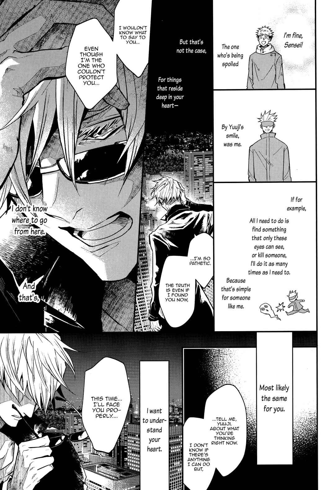 Page 120 Chapter Unknown_b049 Jujutsu Kaisen - Kaette Oide yo, Boku no Tokoro ni (Doujinshi)