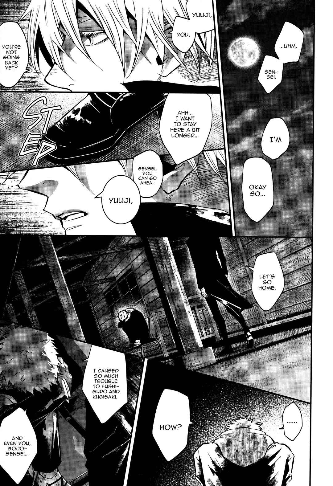 Page 136 Chapter Unknown_b049 Jujutsu Kaisen - Kaette Oide yo, Boku no Tokoro ni (Doujinshi)