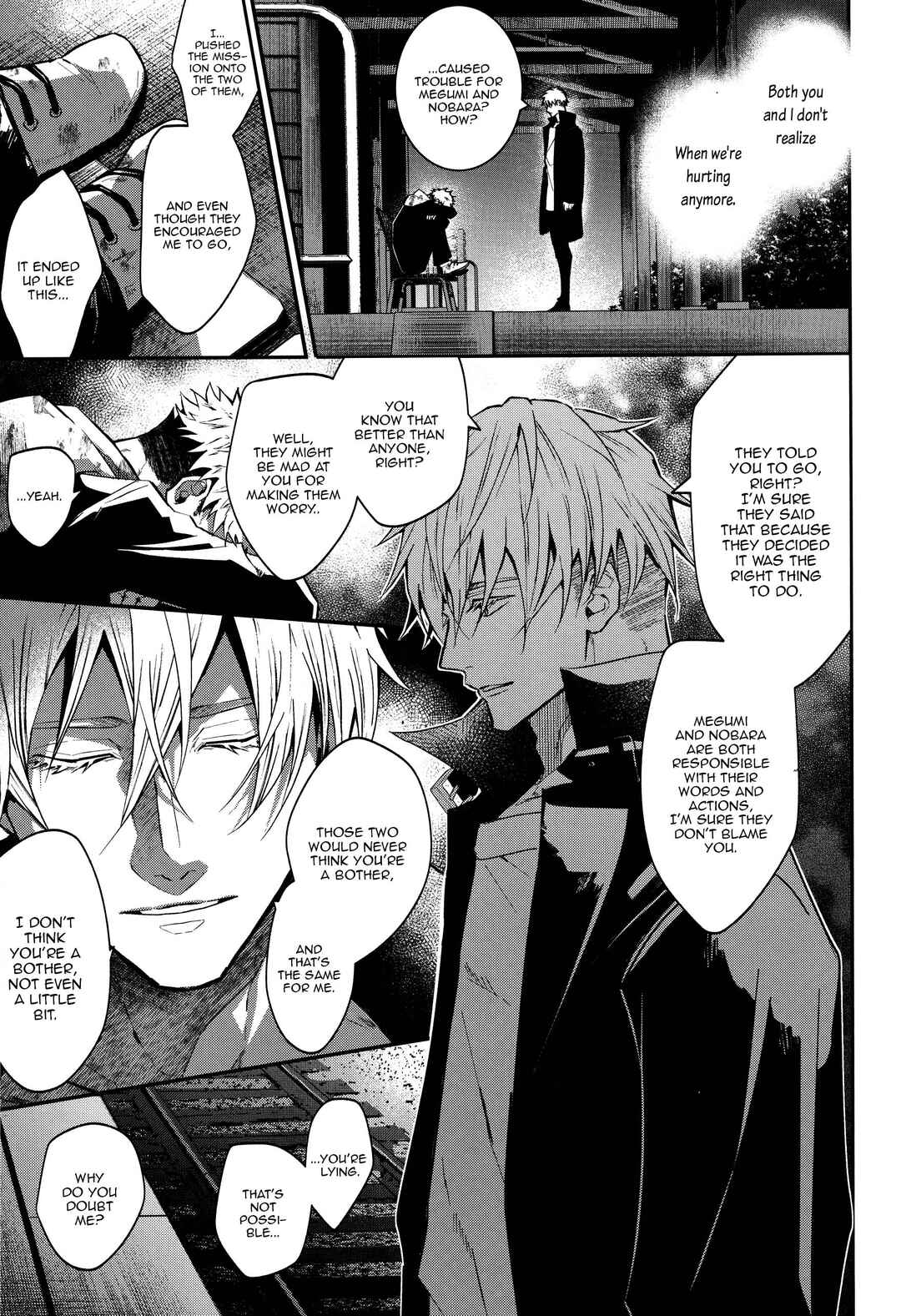 Page 138 Chapter Unknown_b049 Jujutsu Kaisen - Kaette Oide yo, Boku no Tokoro ni (Doujinshi)