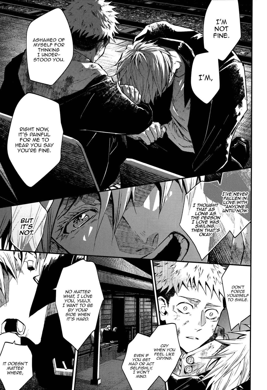 Page 140 Chapter Unknown_b049 Jujutsu Kaisen - Kaette Oide yo, Boku no Tokoro ni (Doujinshi)