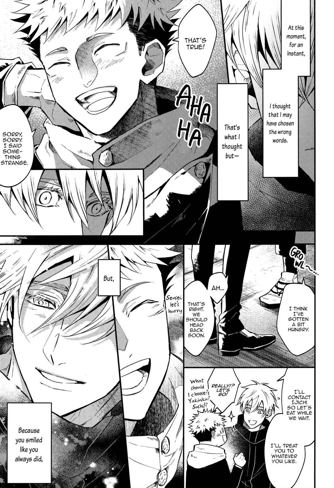 Page 33 Chapter Unknown_b049 Jujutsu Kaisen - Kaette Oide yo, Boku no Tokoro ni (Doujinshi)