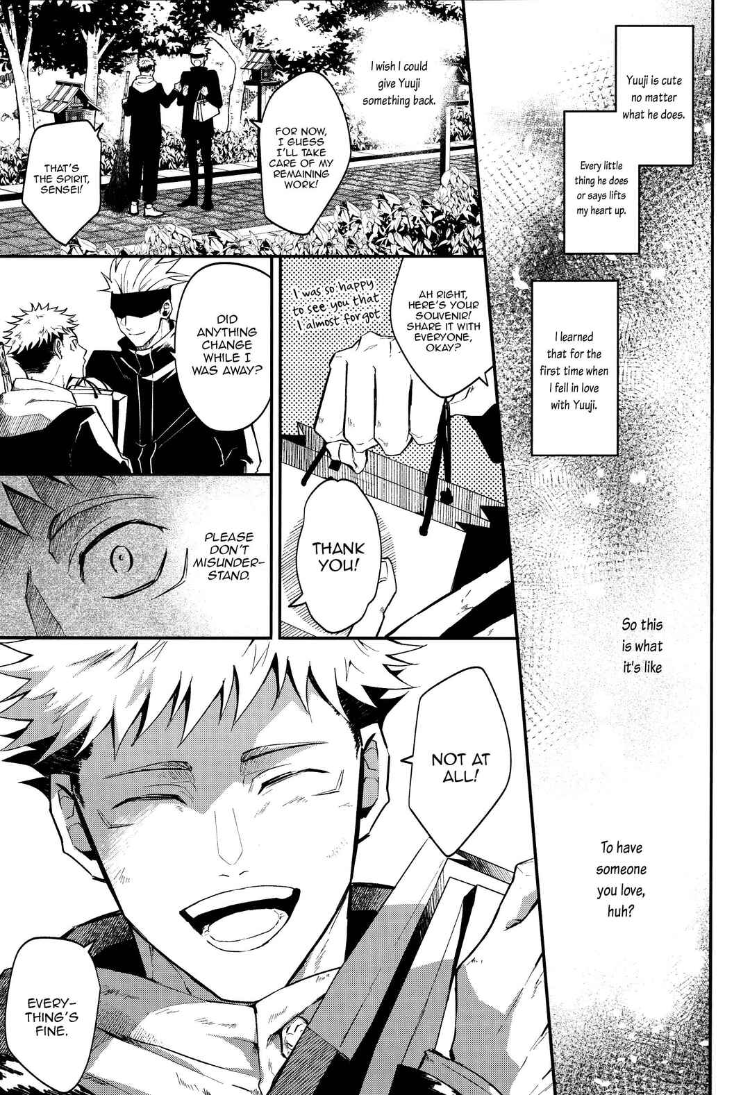 Page 47 Chapter Unknown_b049 Jujutsu Kaisen - Kaette Oide yo, Boku no Tokoro ni (Doujinshi)