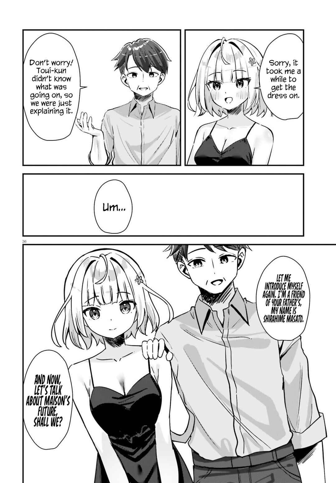 Page 35 Chapter 1 Kono Koi, Okuchi ni Aimasu ka? ~Yuutousei no Shirahime-san wa Mondaiji no Ore to Mainichi Kiss shiteru~