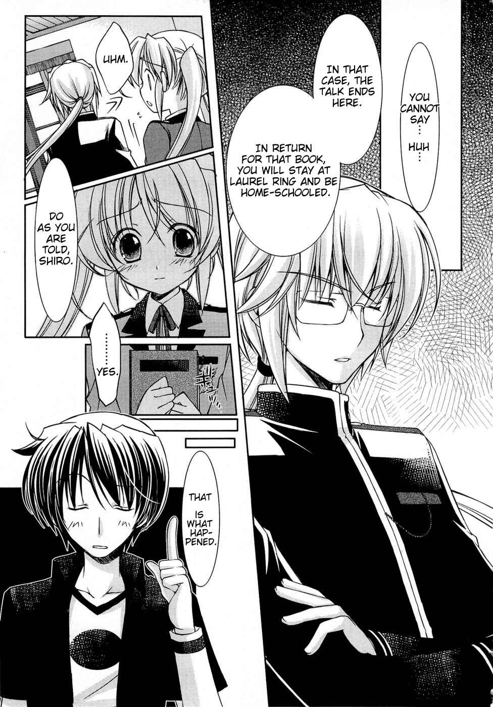 Page 9 Chapter 8 Fortune Arterial - Characters Prelude