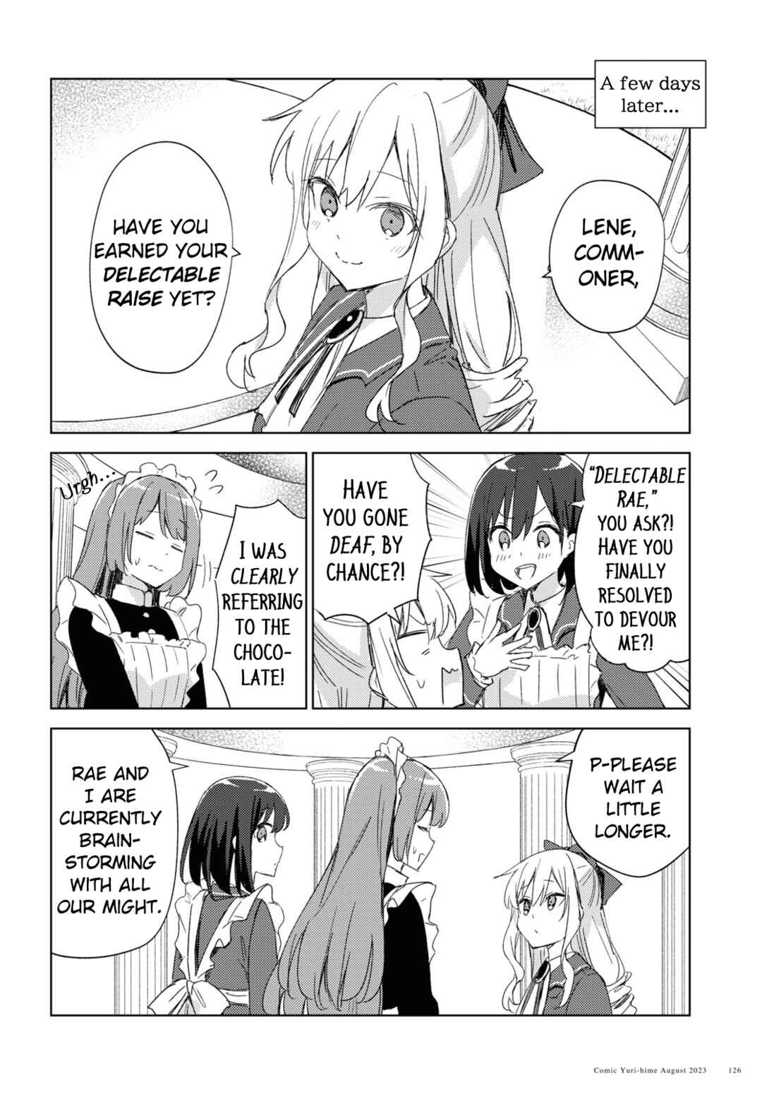 Page 14 Chapter 1 Watashi no Oshi wa Akuyaku Reijou. Maids Kitchen