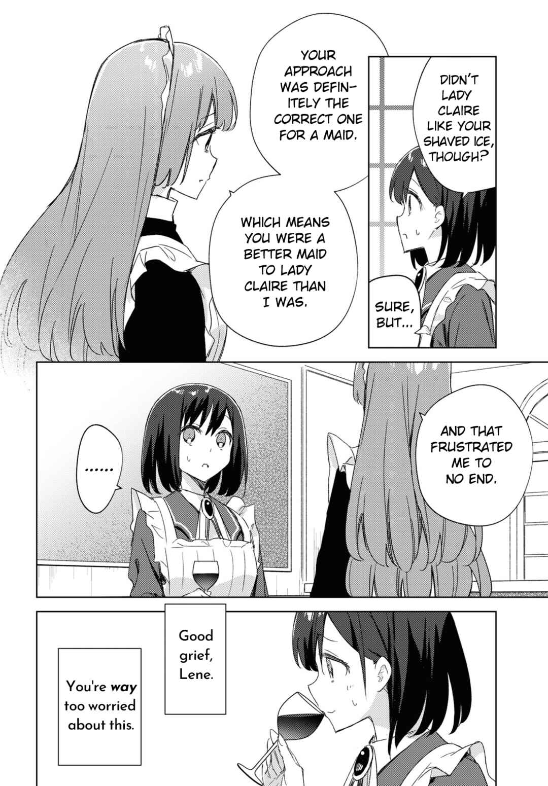 Page 18 Chapter 4 Watashi no Oshi wa Akuyaku Reijou. Maids Kitchen