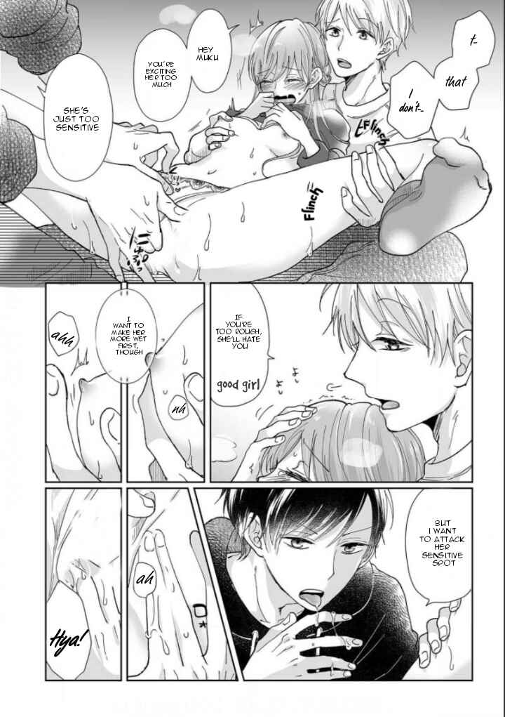 Page 15 Chapter 1 Osananajimi wa Ichi Tamagosei no Shishi Supadari Futago to Torotoro 3 nin Seikatsu