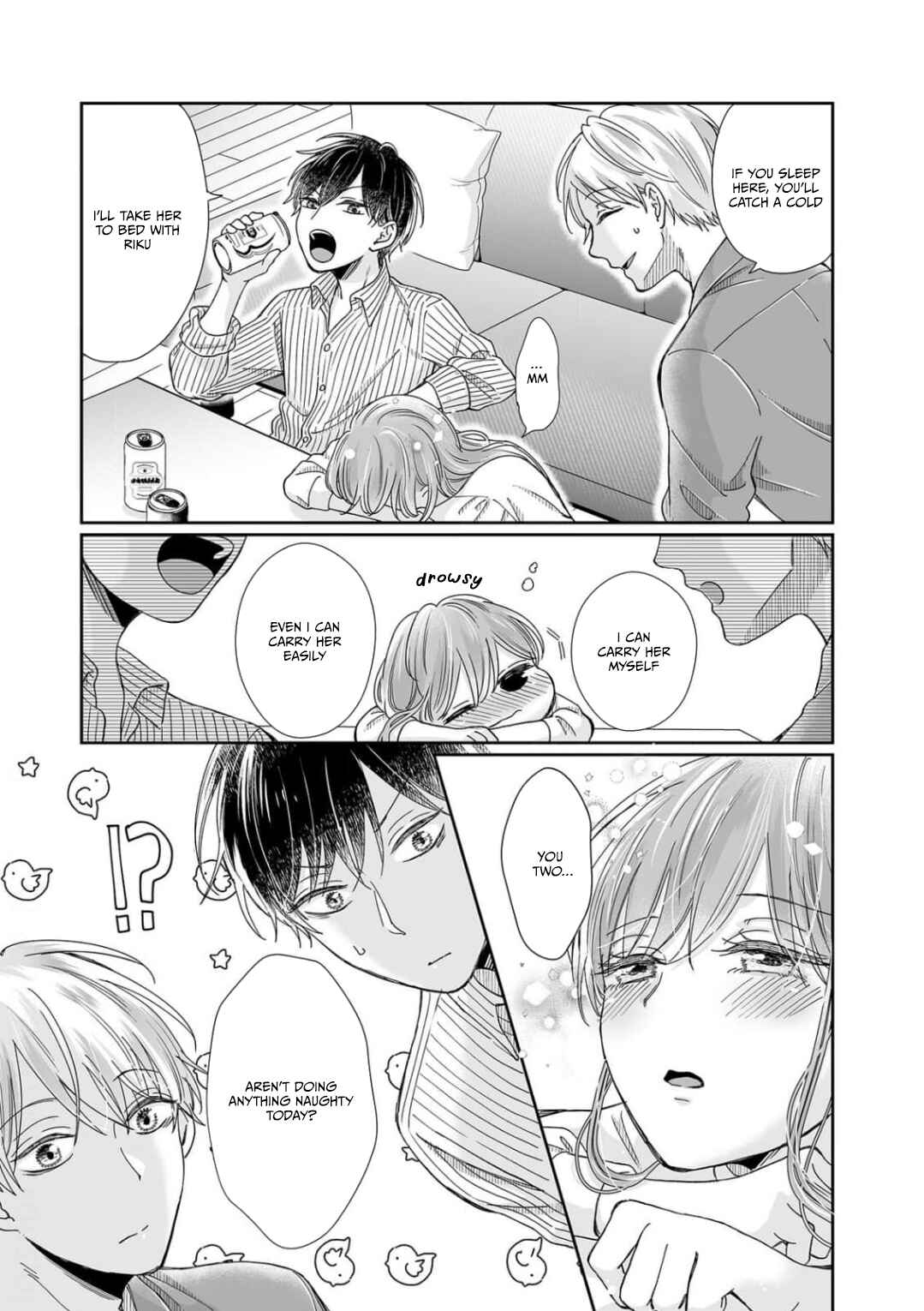 Page 16 Chapter 20 Osananajimi wa Ichi Tamagosei no Shishi Supadari Futago to Torotoro 3 nin Seikatsu