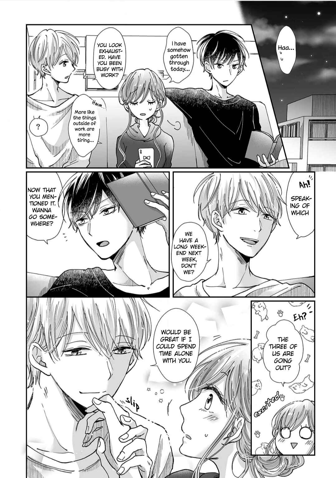 Page 19 Chapter 10 Osananajimi wa Ichi Tamagosei no Shishi Supadari Futago to Torotoro 3 nin Seikatsu