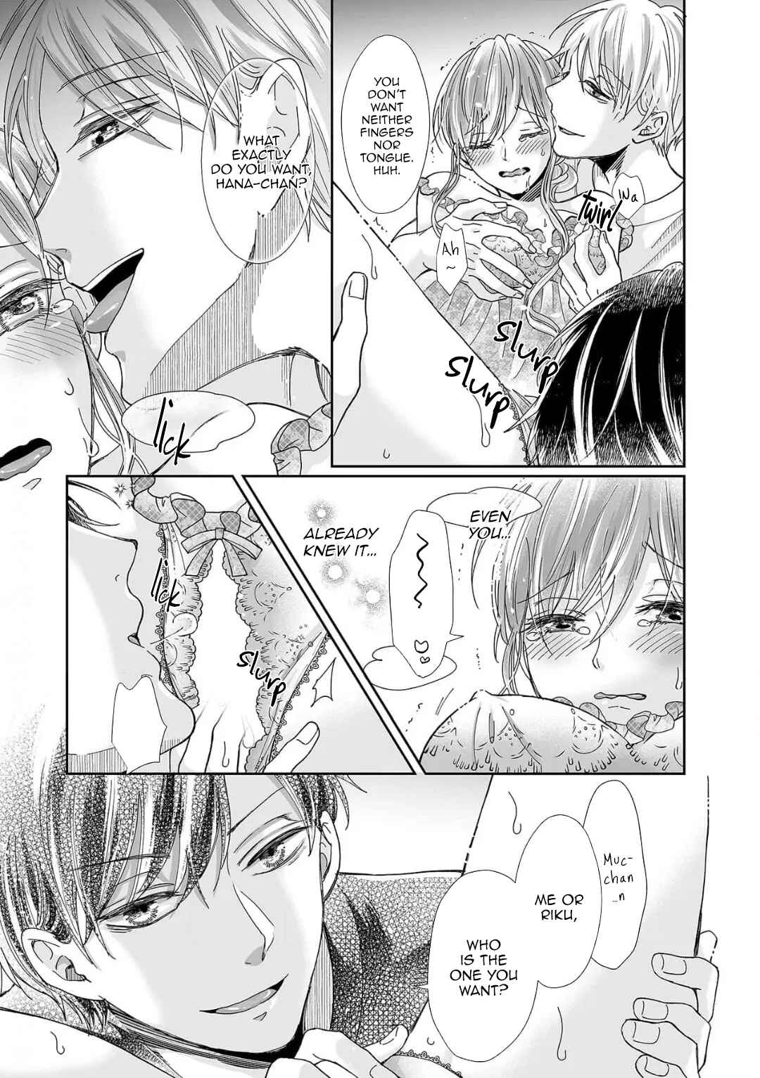 Page 8 Chapter 18 Osananajimi wa Ichi Tamagosei no Shishi Supadari Futago to Torotoro 3 nin Seikatsu