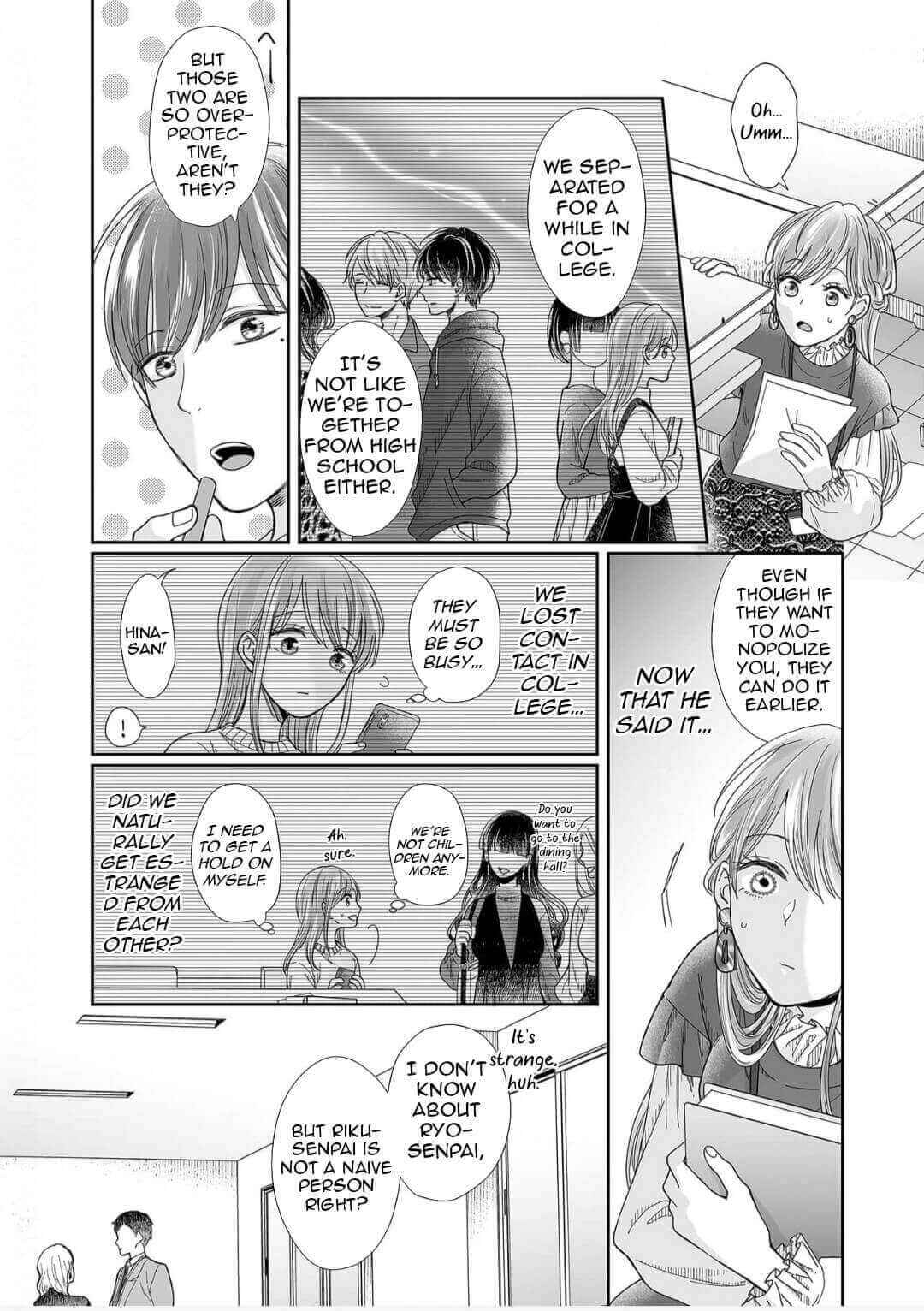 Page 15 Chapter 16 Osananajimi wa Ichi Tamagosei no Shishi Supadari Futago to Torotoro 3 nin Seikatsu