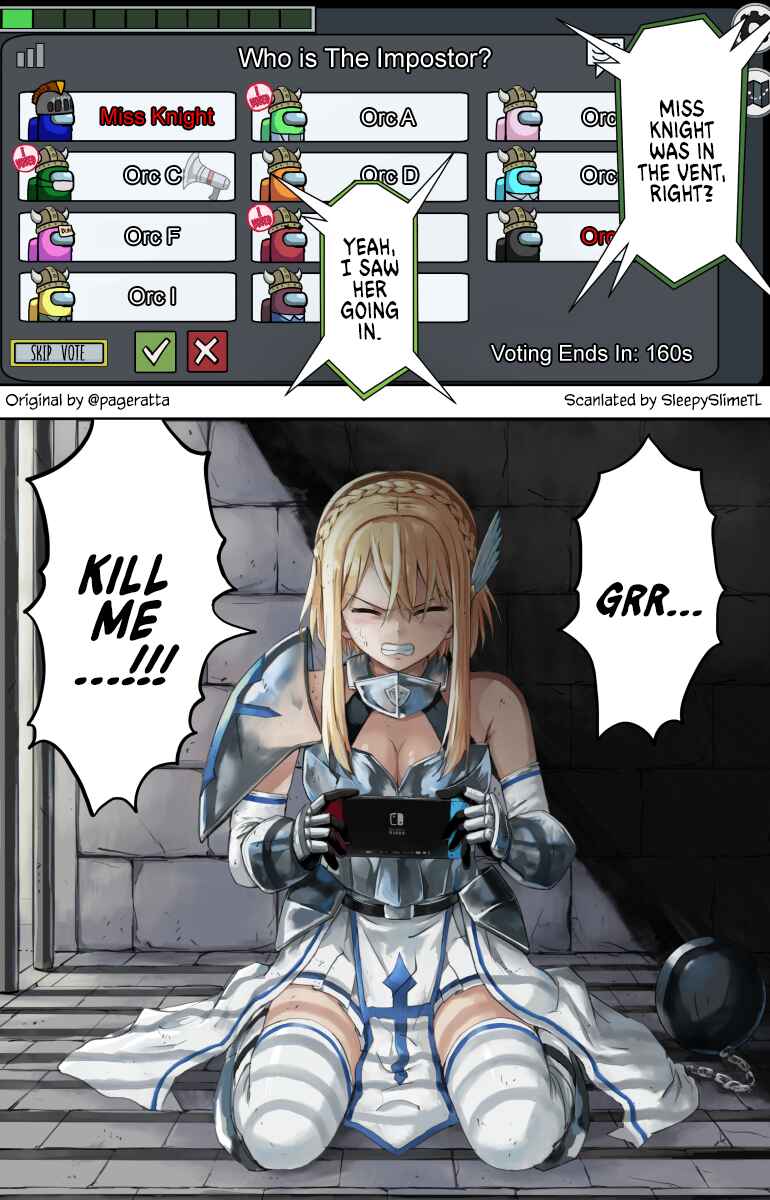 Page 1 Chapter Unknown_7001 Miss Knight is Being Ganged Up on by Orcs