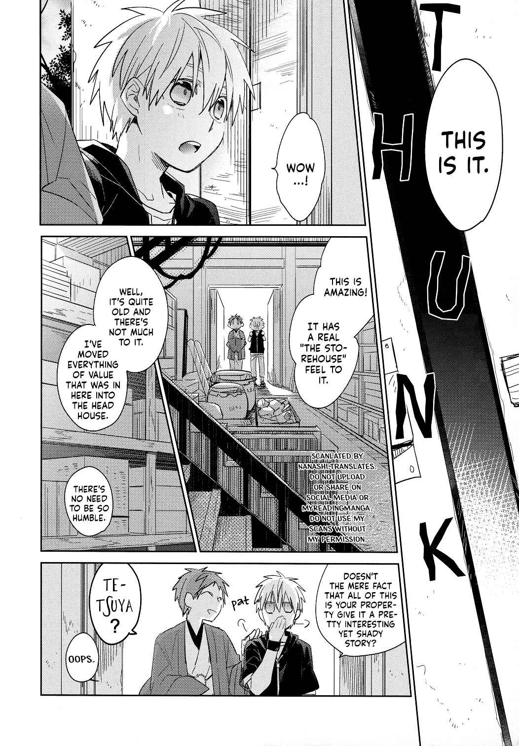 Page 10 Chapter Unknown_708c Kuroko no Basket - Tsukumo no Koiwazurai (Doujinshi)