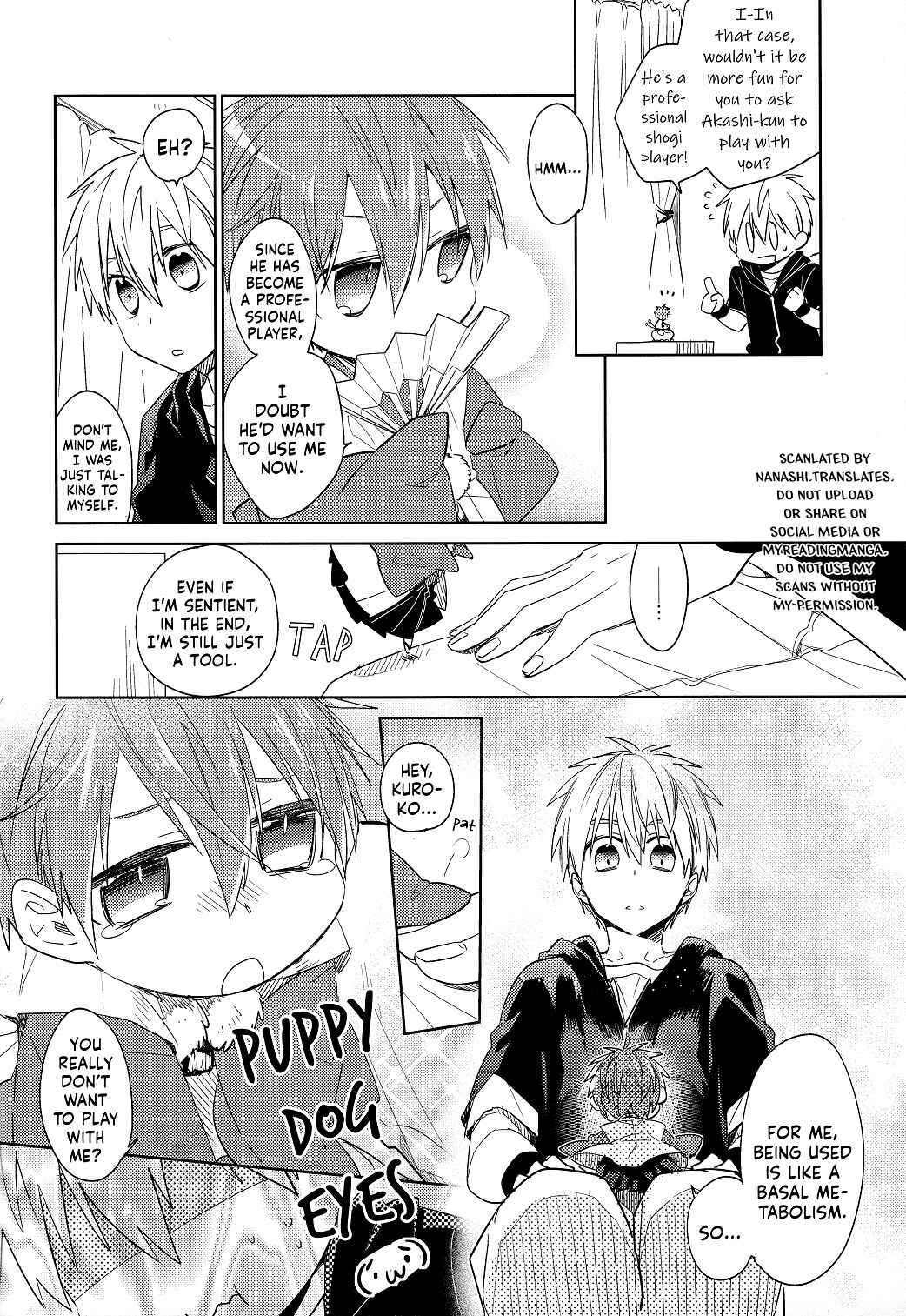 Page 16 Chapter Unknown_708c Kuroko no Basket - Tsukumo no Koiwazurai (Doujinshi)