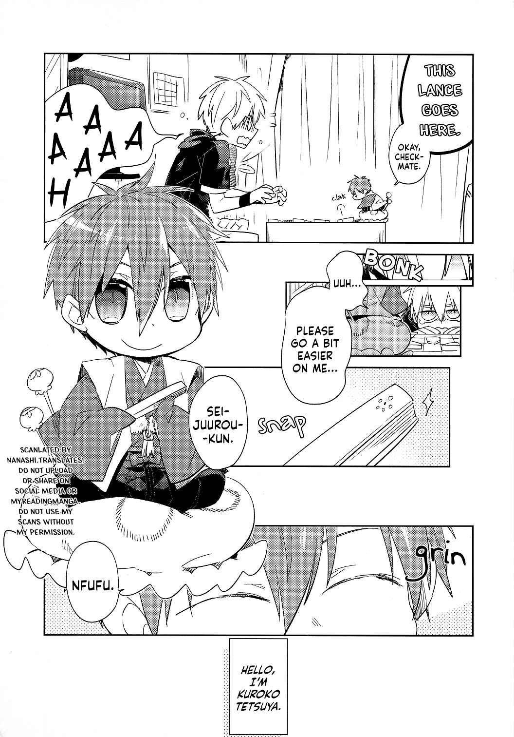 Page 7 Chapter Unknown_708c Kuroko no Basket - Tsukumo no Koiwazurai (Doujinshi)