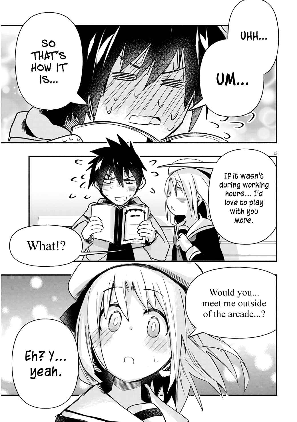 Page 13 Chapter 8 GaCen Shoujo to Ibunka Kouryuu