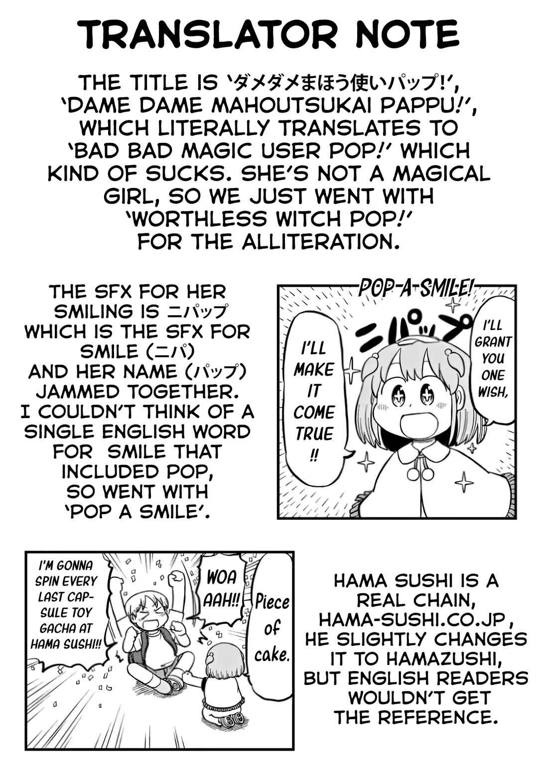 Page 11 Chapter 1 Worthless Witch Pop!