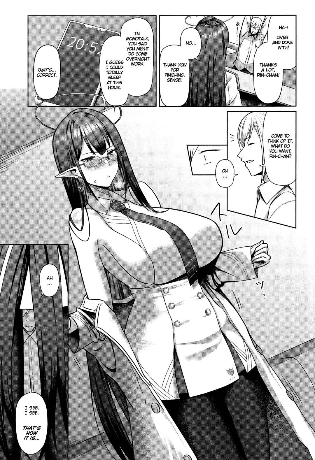 Page 4 Chapter 2 Blue Archive - Shuseki Gyouseikan no Kojin Gyoumu Soushuuhen (Doujinshi)