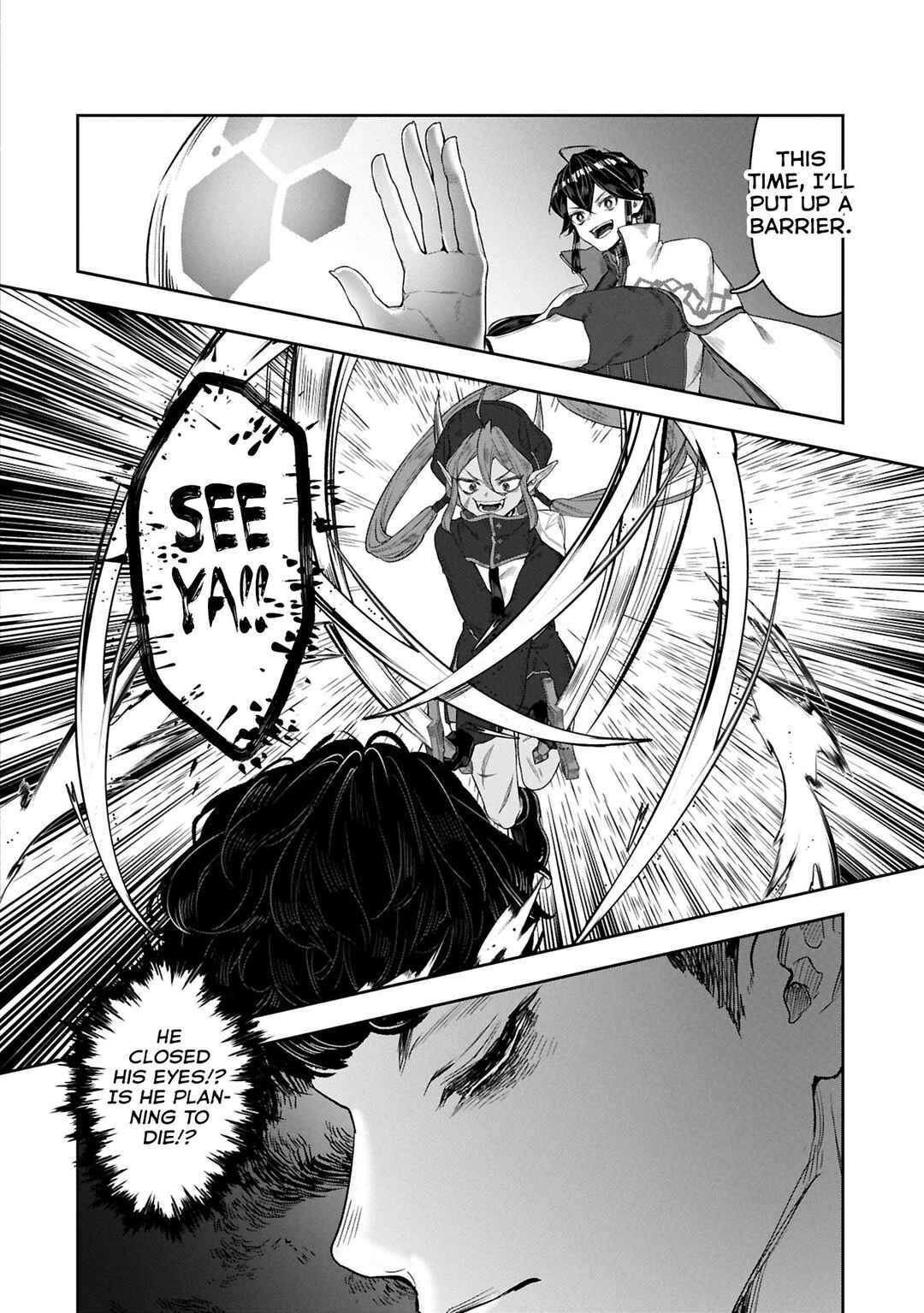 Page 27 Chapter 10 Kuni ni Saikyou no Barrier wo Hattara Heiwa ni Narisugite Tsuihousaremashita ~Ore no Mahou ga Yabasugite, Bijo to Mazoku ni Kakomarerun da ga!?~