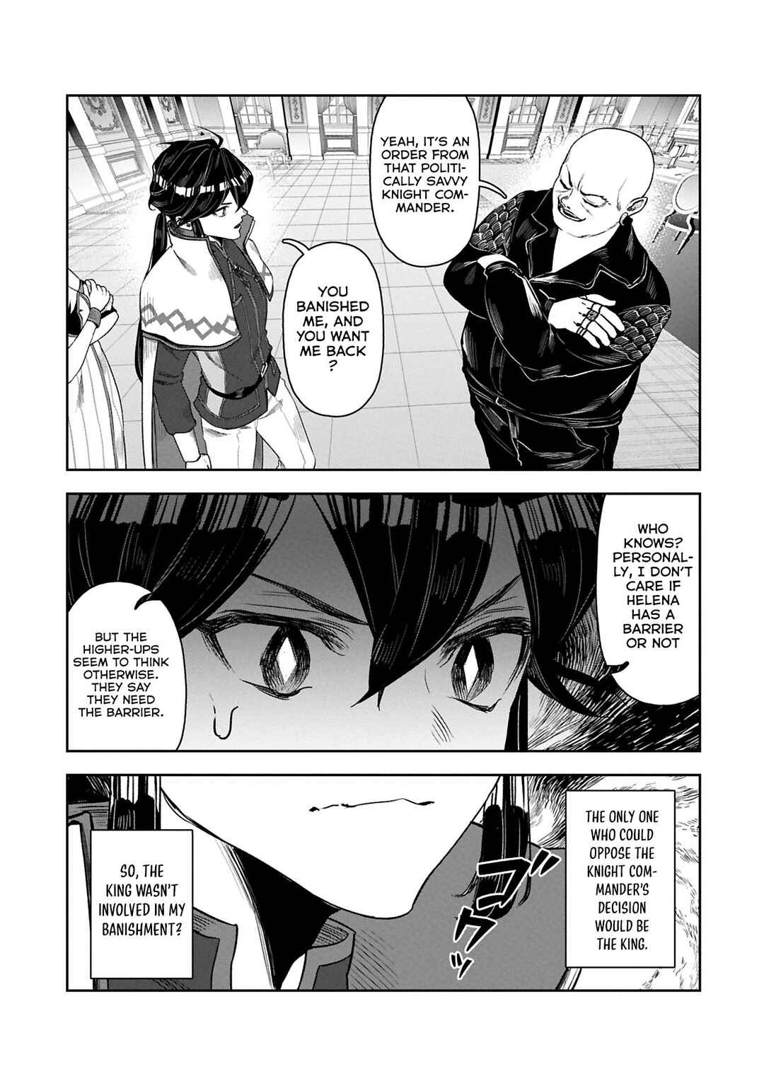Page 6 Chapter 10 Kuni ni Saikyou no Barrier wo Hattara Heiwa ni Narisugite Tsuihousaremashita ~Ore no Mahou ga Yabasugite, Bijo to Mazoku ni Kakomarerun da ga!?~