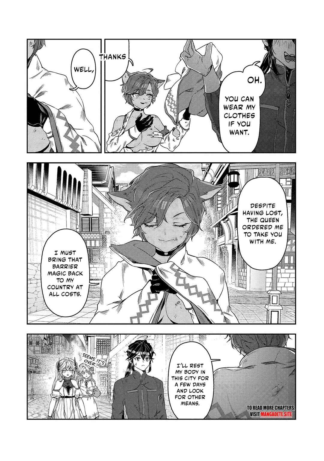 Page 31 Chapter 4 Kuni ni Saikyou no Barrier wo Hattara Heiwa ni Narisugite Tsuihousaremashita ~Ore no Mahou ga Yabasugite, Bijo to Mazoku ni Kakomarerun da ga!?~