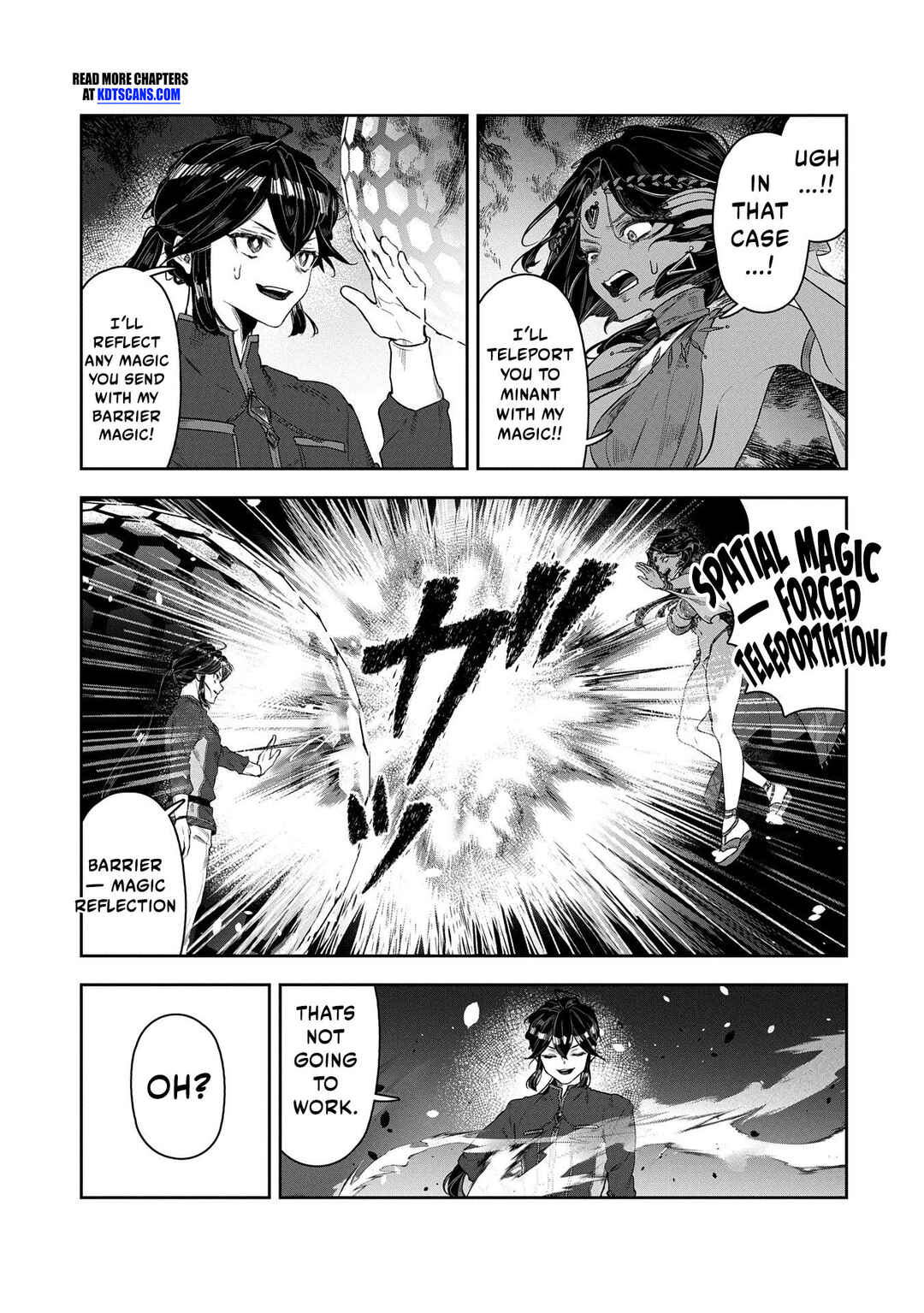 Page 22 Chapter 5 Kuni ni Saikyou no Barrier wo Hattara Heiwa ni Narisugite Tsuihousaremashita ~Ore no Mahou ga Yabasugite, Bijo to Mazoku ni Kakomarerun da ga!?~
