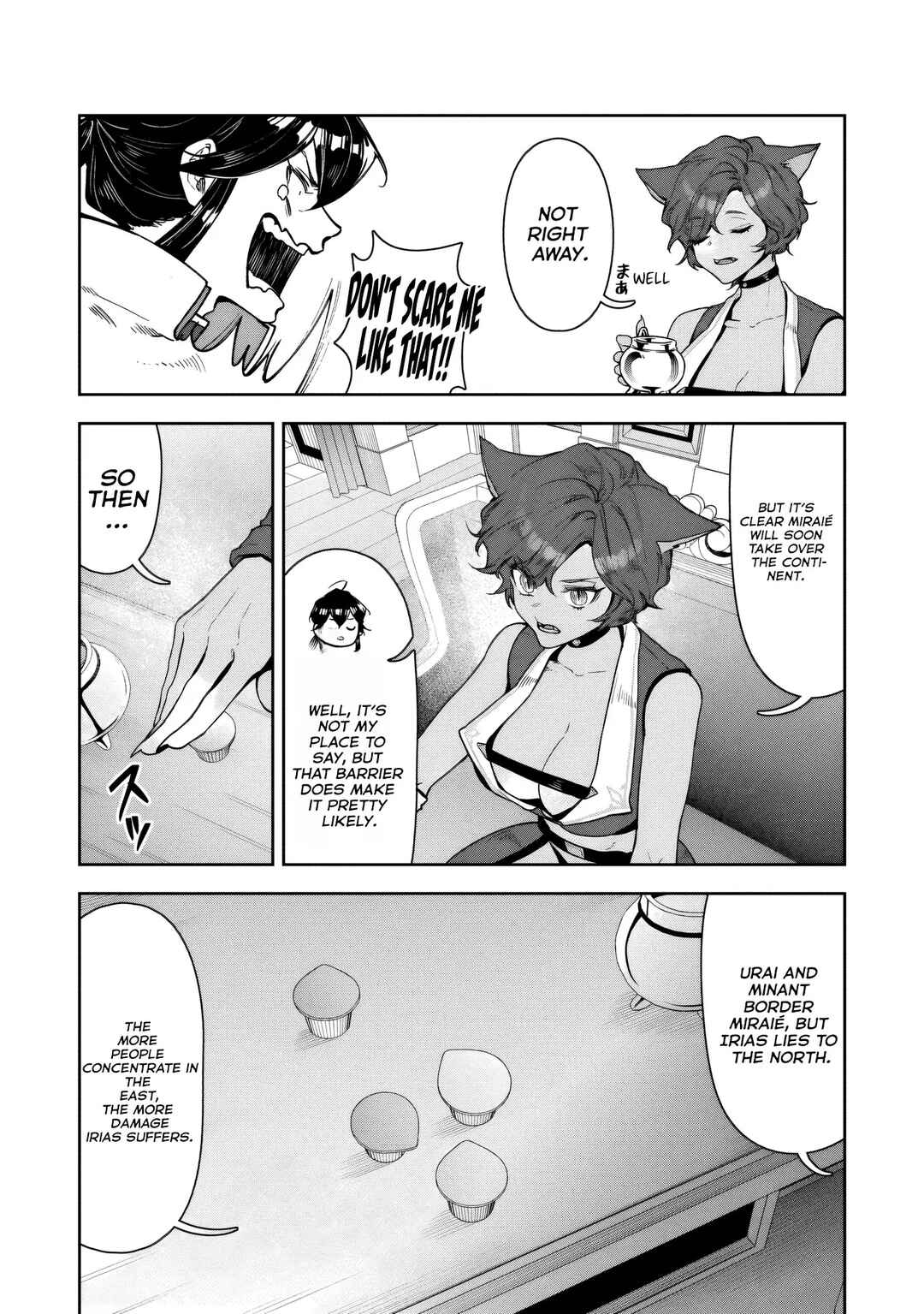 Page 12 Chapter 13 Kuni ni Saikyou no Barrier wo Hattara Heiwa ni Narisugite Tsuihousaremashita ~Ore no Mahou ga Yabasugite, Bijo to Mazoku ni Kakomarerun da ga!?~