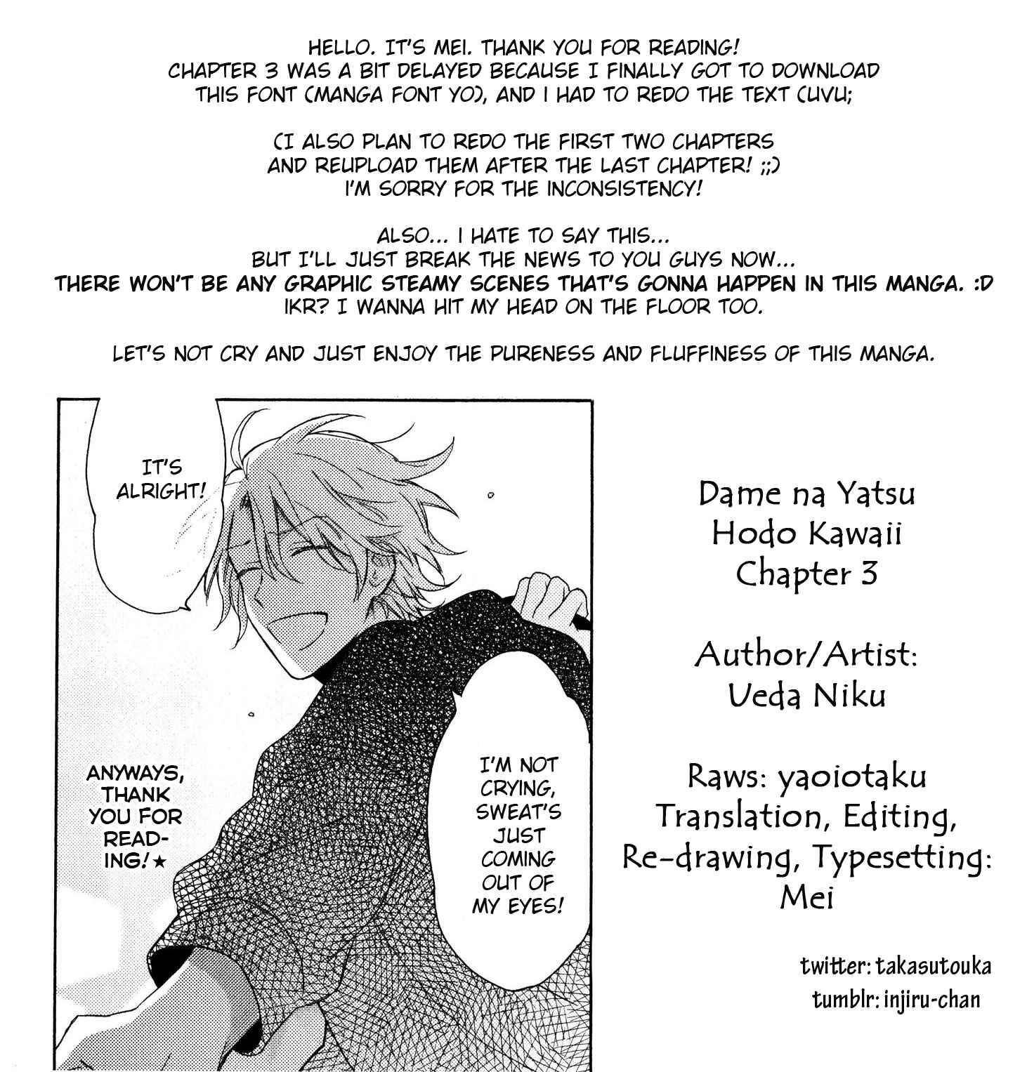 Page 36 Chapter 3 Dame na Yatsu Hodo Kawaii