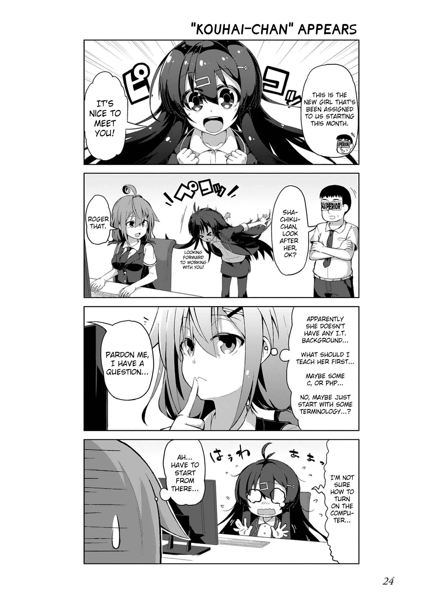 Page 2 Chapter 3 Ikinokore! Shachiku-chan