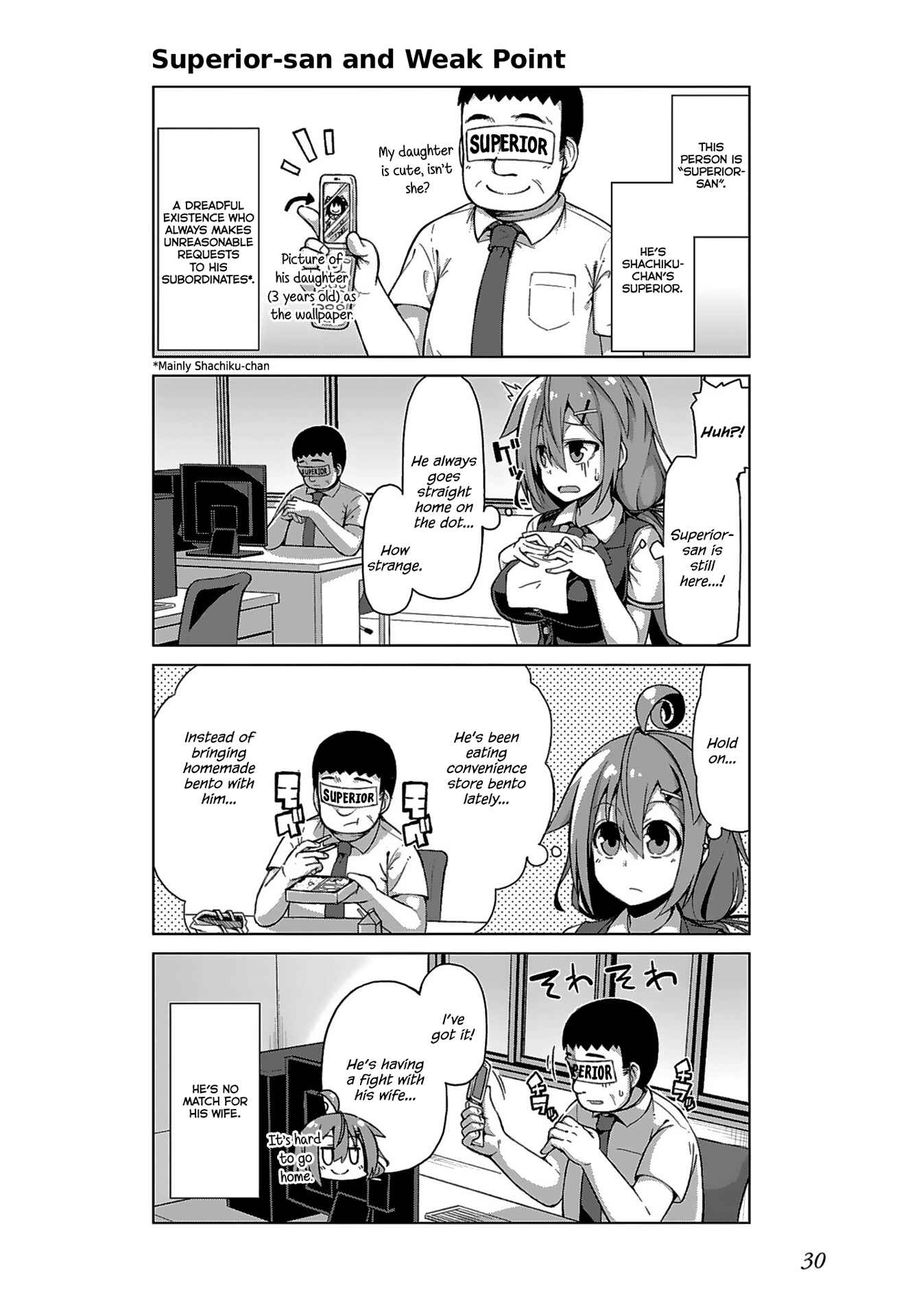 Page 4 Chapter 9 Ikinokore! Shachiku-chan