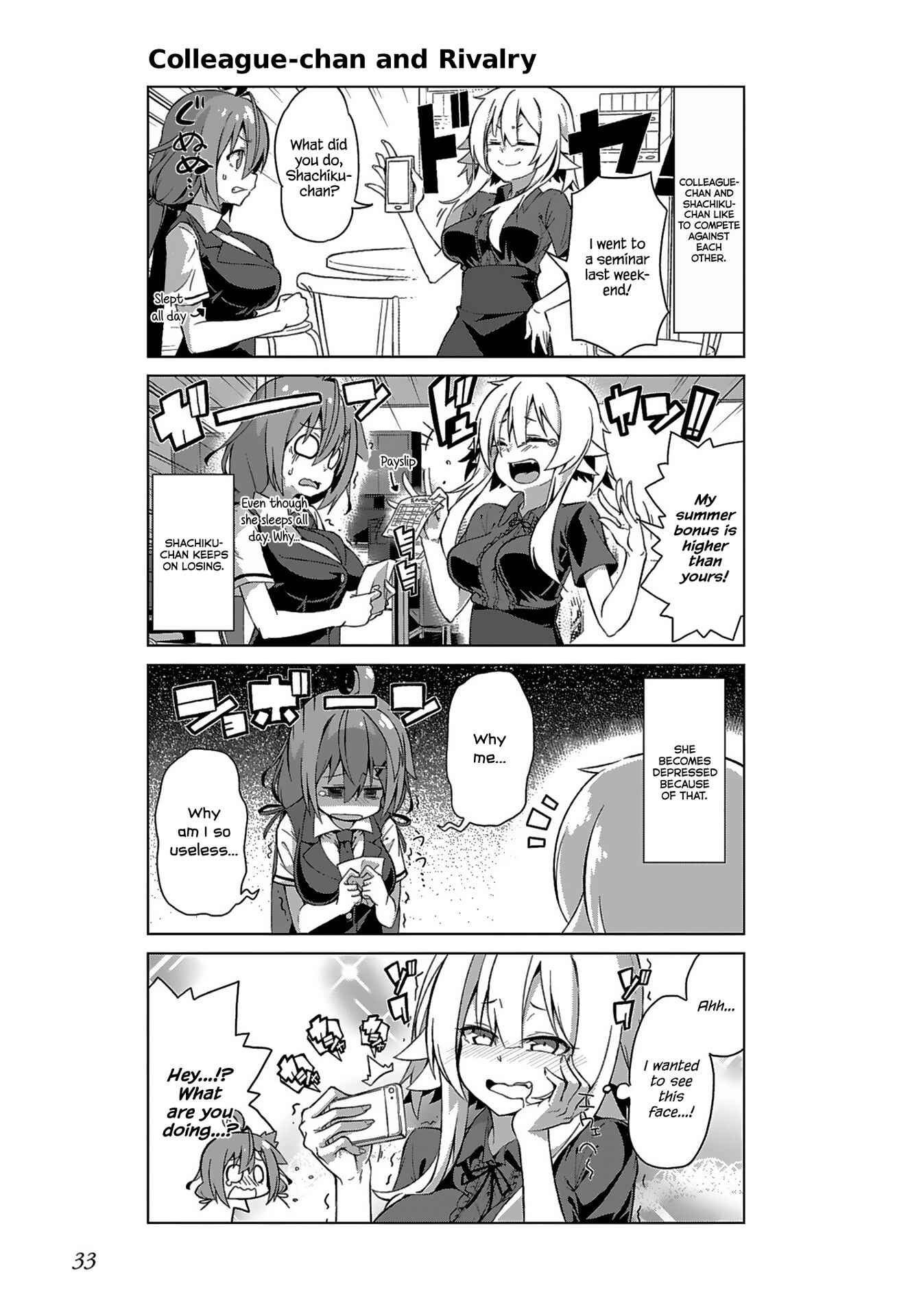 Page 7 Chapter 9 Ikinokore! Shachiku-chan