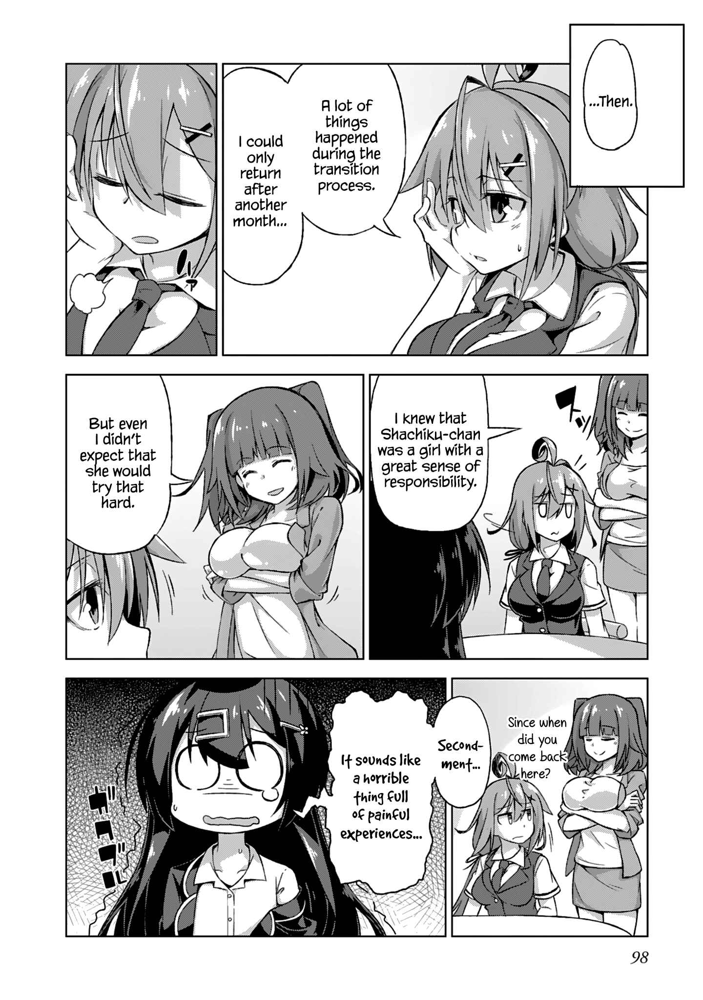 Page 14 Chapter 6.6 Ikinokore! Shachiku-chan