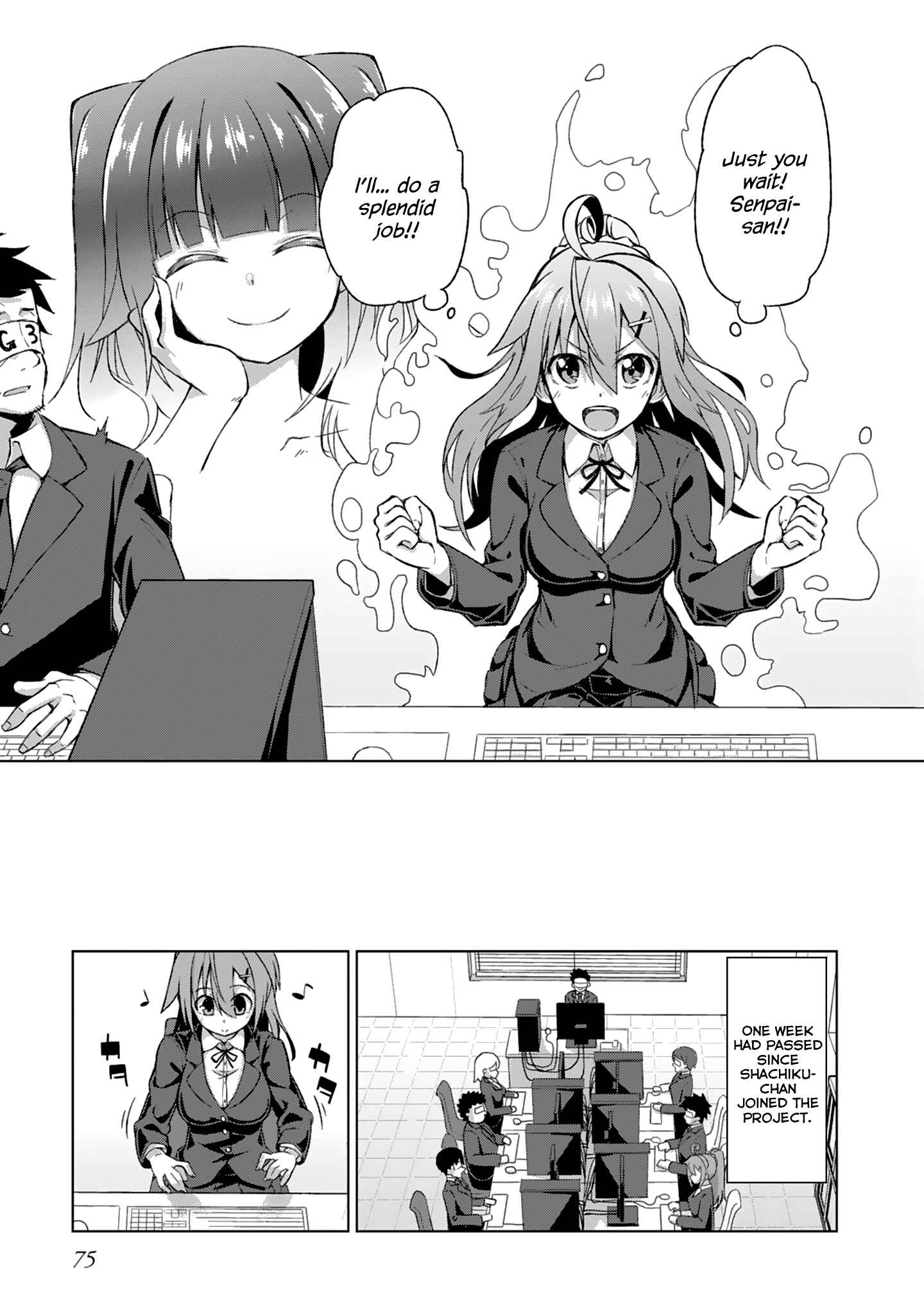 Page 13 Chapter 6.5 Ikinokore! Shachiku-chan