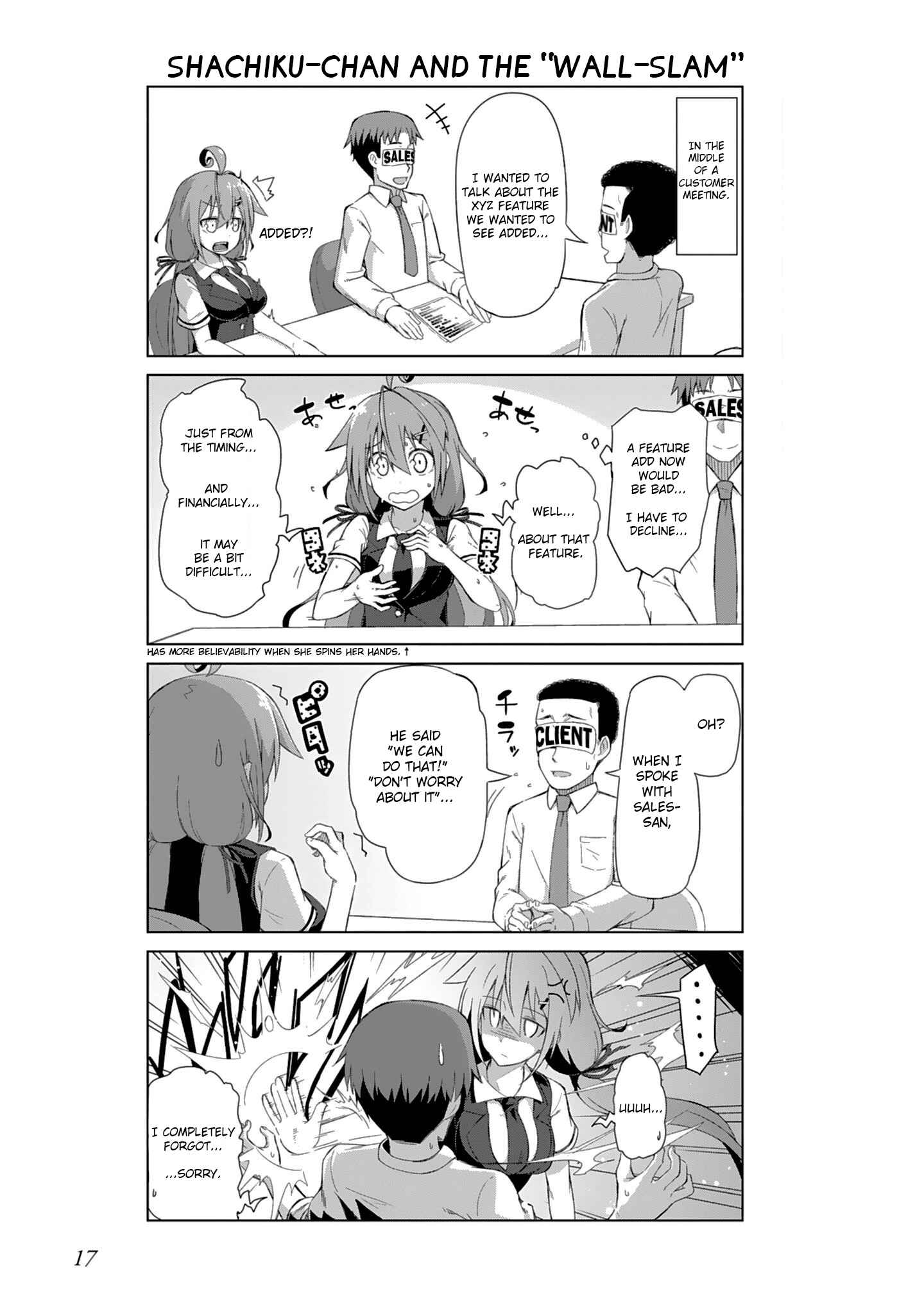 Page 5 Chapter 2 Ikinokore! Shachiku-chan