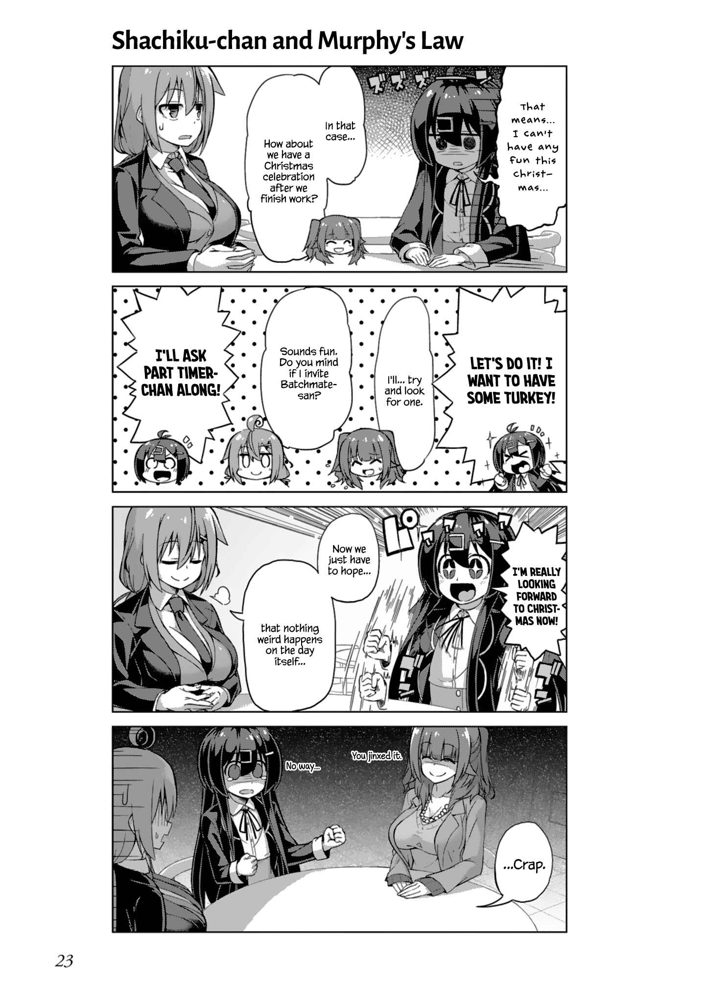 Page 9 Chapter 14 Ikinokore! Shachiku-chan