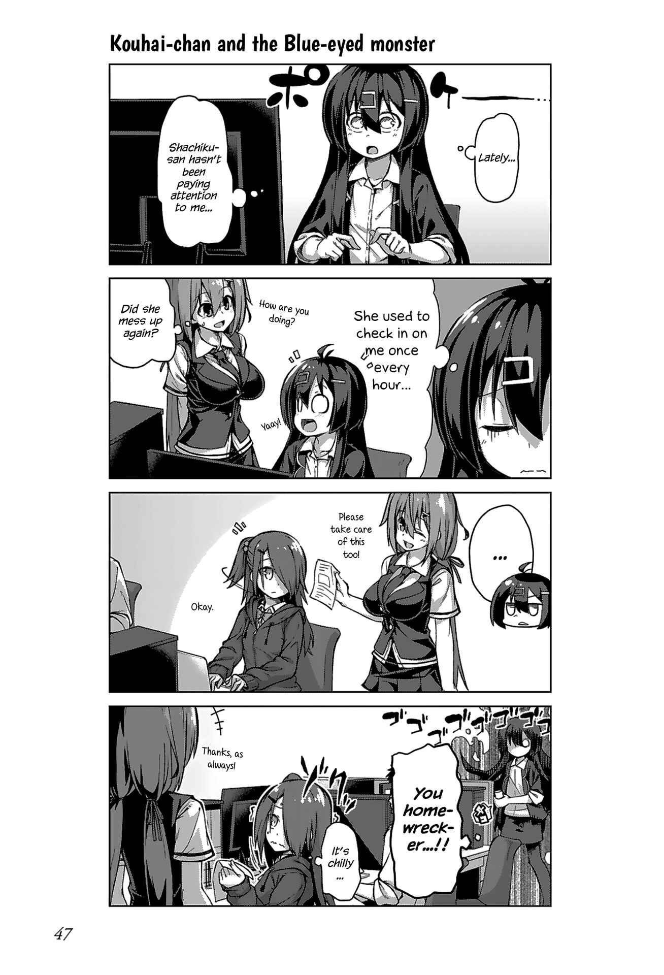 Page 9 Chapter 10 Ikinokore! Shachiku-chan