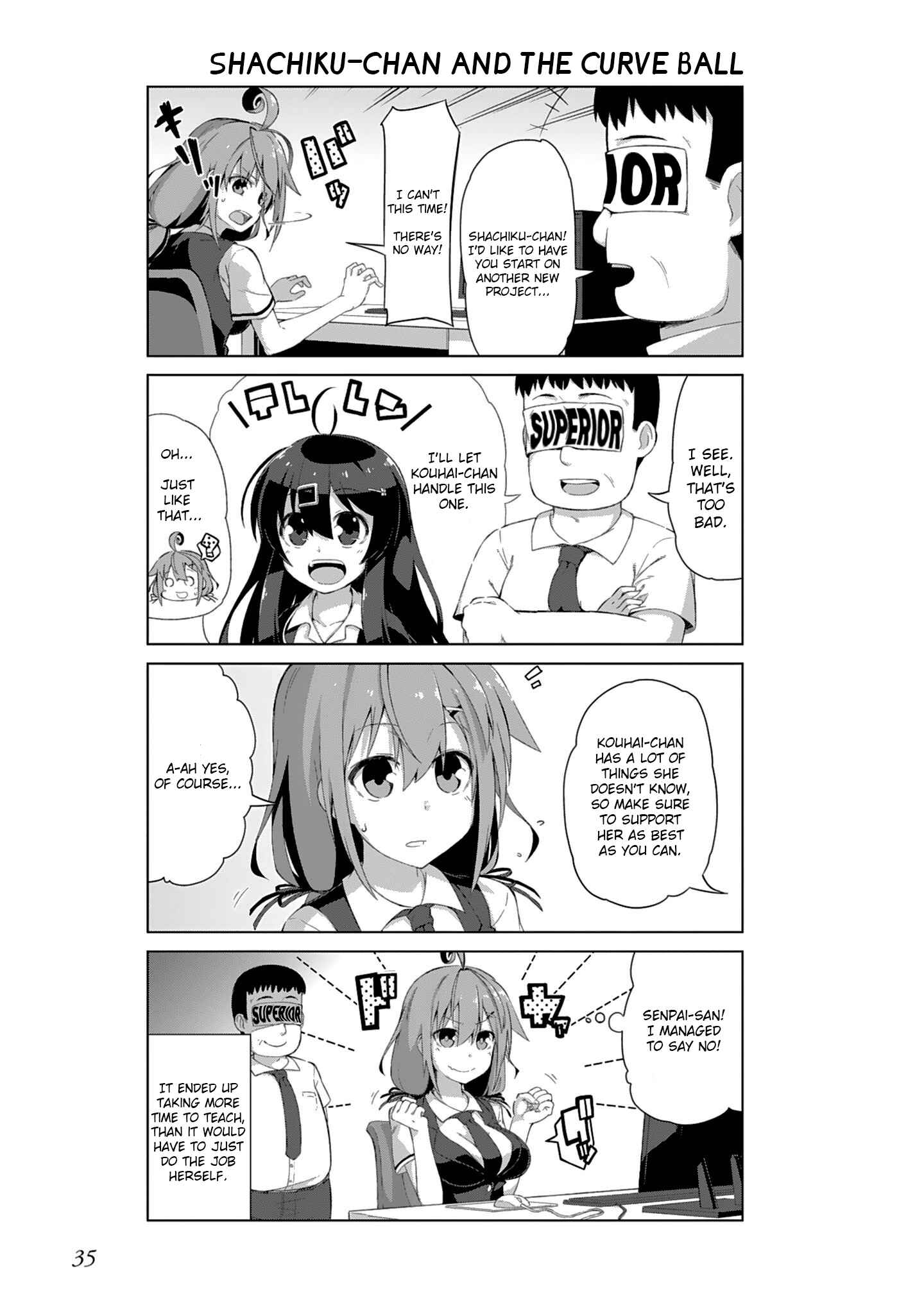 Page 3 Chapter 4 Ikinokore! Shachiku-chan