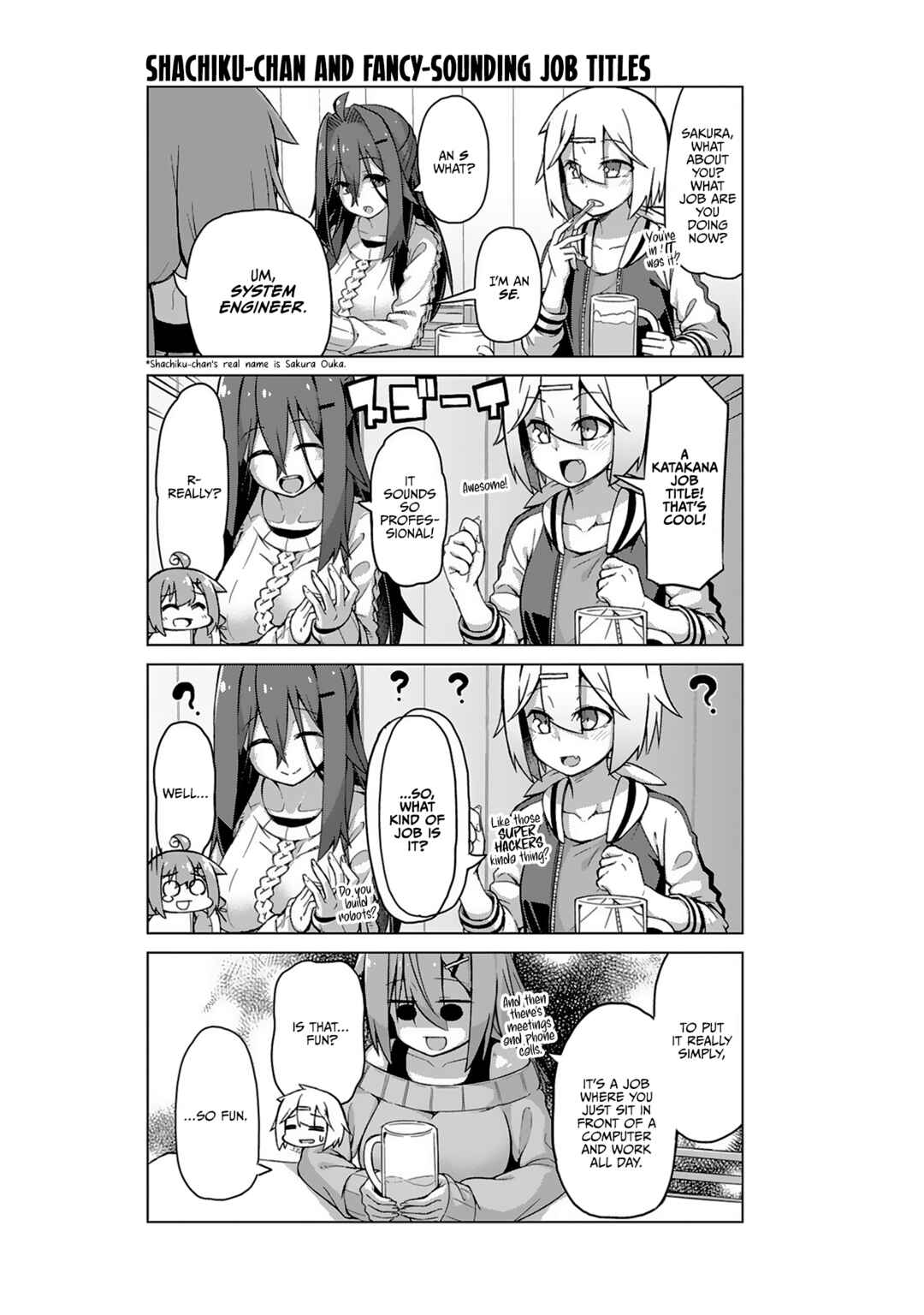 Page 9 Chapter 18 Ikinokore! Shachiku-chan