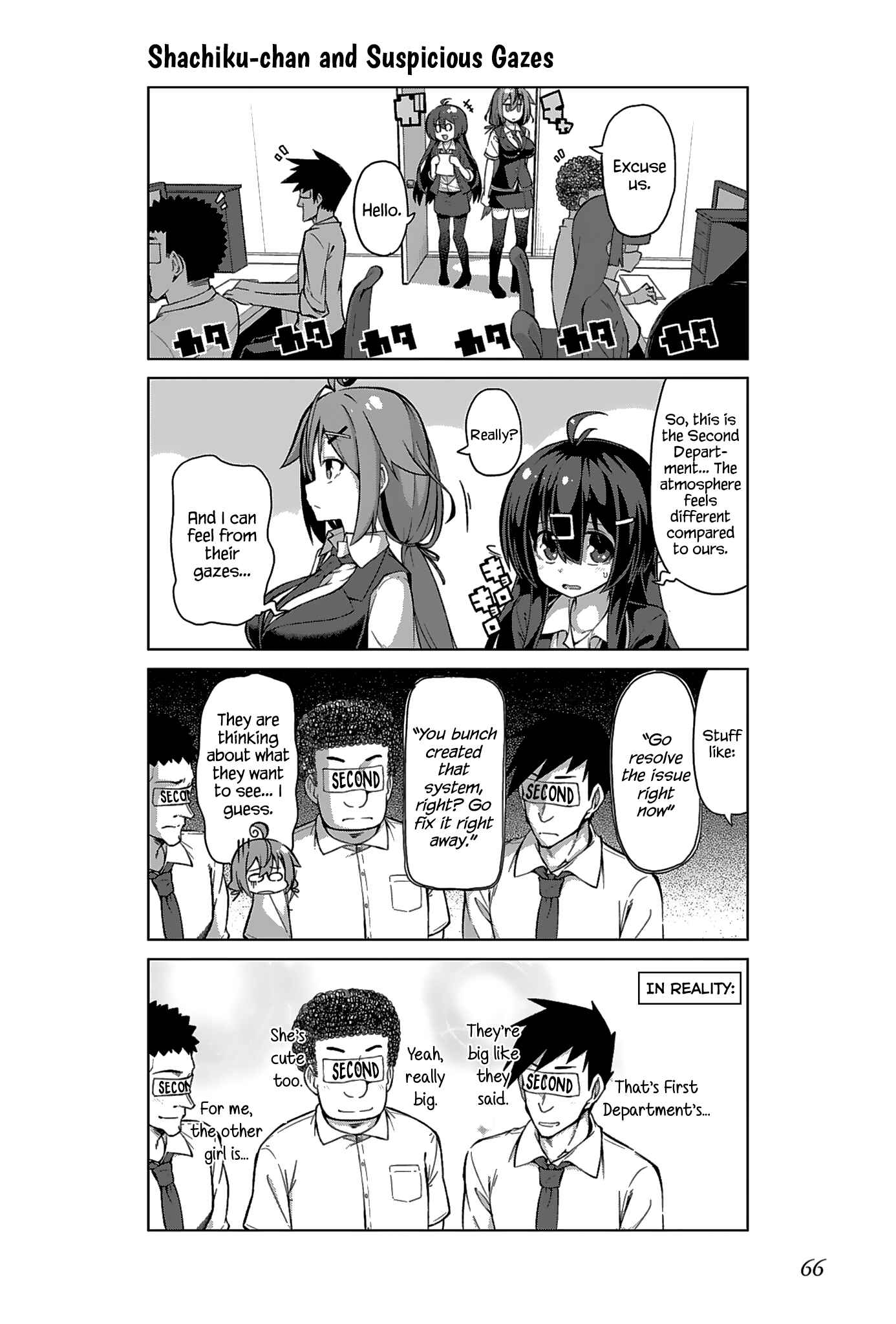 Page 4 Chapter 12 Ikinokore! Shachiku-chan