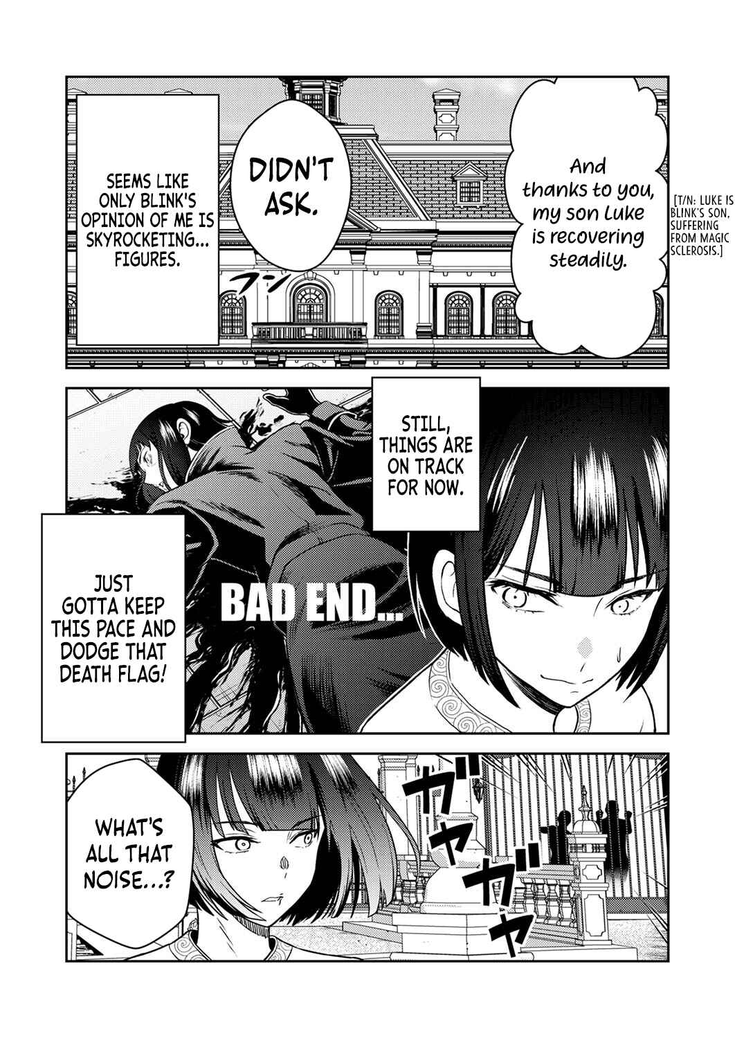 Page 6 Chapter 3 Saikyou Kizoku wa Shibou Flag wo Kutsugaesu