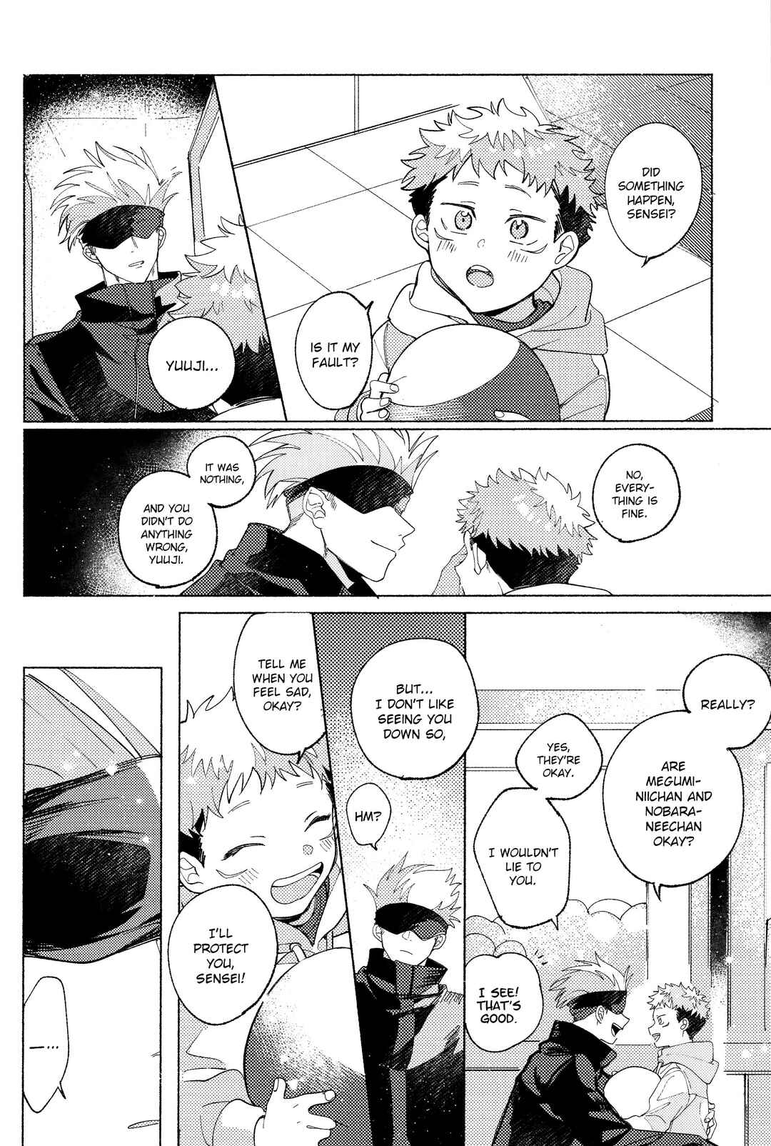Page 26 Chapter Unknown_dba2 Jujutsu Kaisen - Tsukihi wo Hami Ai wo Shiru (Doujinshi)