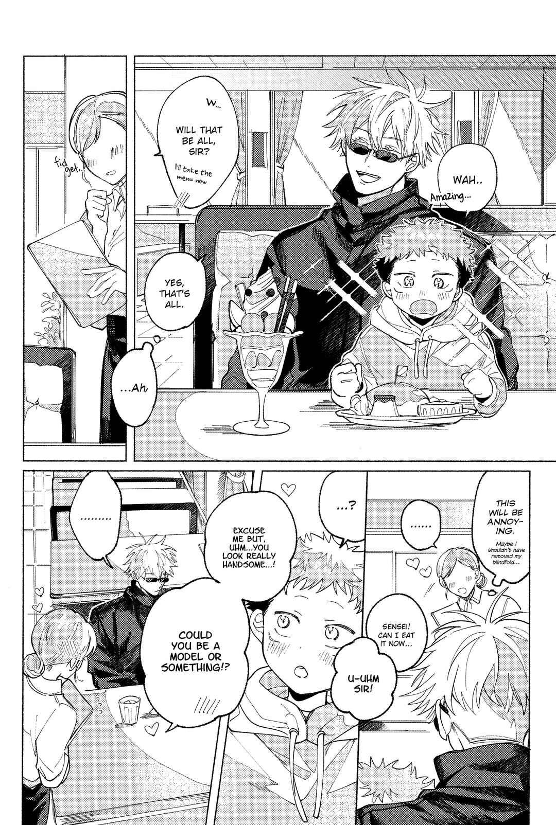 Page 30 Chapter Unknown_dba2 Jujutsu Kaisen - Tsukihi wo Hami Ai wo Shiru (Doujinshi)