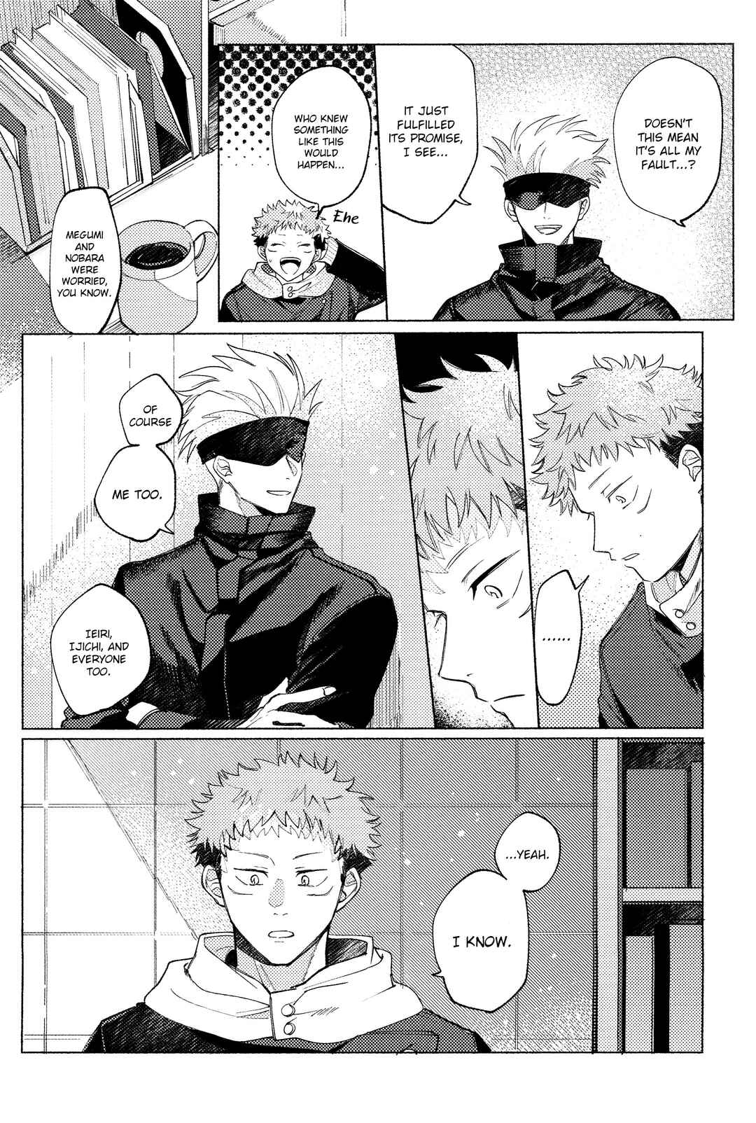 Page 52 Chapter Unknown_dba2 Jujutsu Kaisen - Tsukihi wo Hami Ai wo Shiru (Doujinshi)