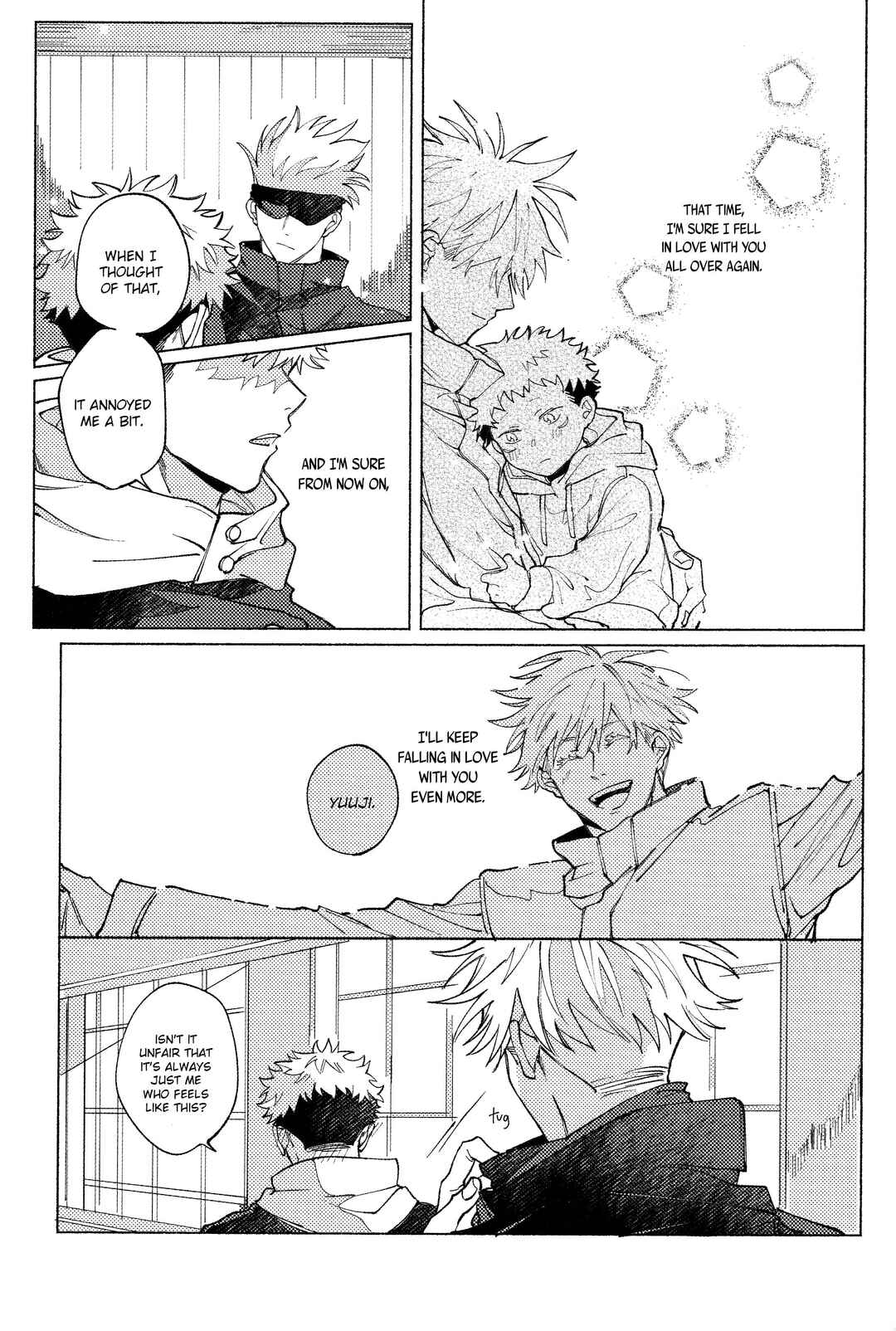 Page 57 Chapter Unknown_dba2 Jujutsu Kaisen - Tsukihi wo Hami Ai wo Shiru (Doujinshi)