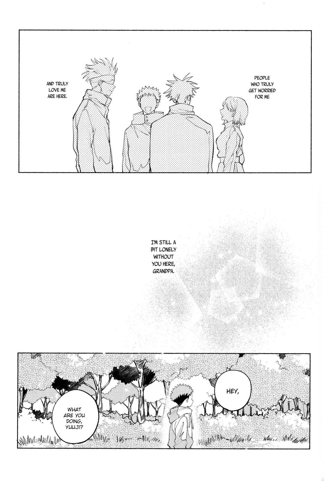 Page 73 Chapter Unknown_dba2 Jujutsu Kaisen - Tsukihi wo Hami Ai wo Shiru (Doujinshi)