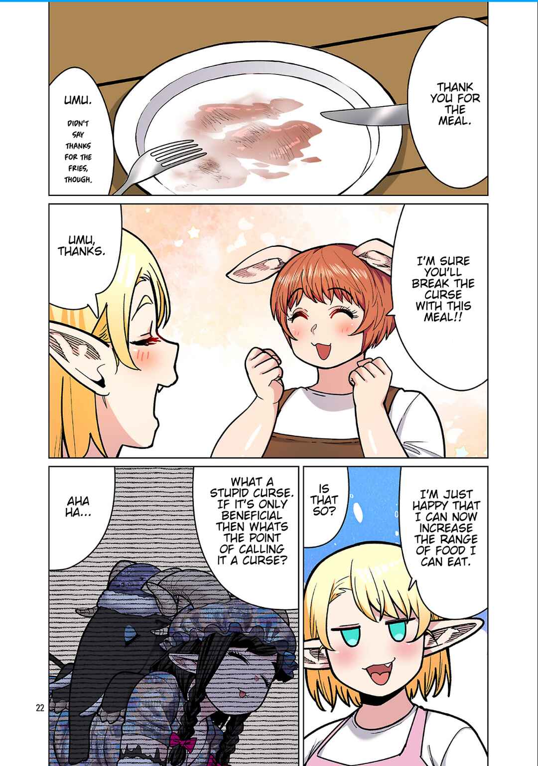 Page 23 Chapter 25 Shin Elf-san wa Yaserarenai. (Official Colored)