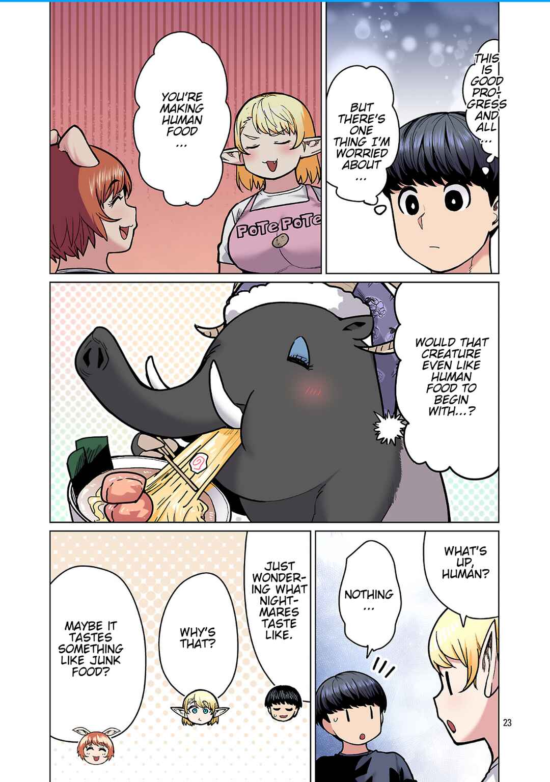 Page 24 Chapter 25 Shin Elf-san wa Yaserarenai. (Official Colored)