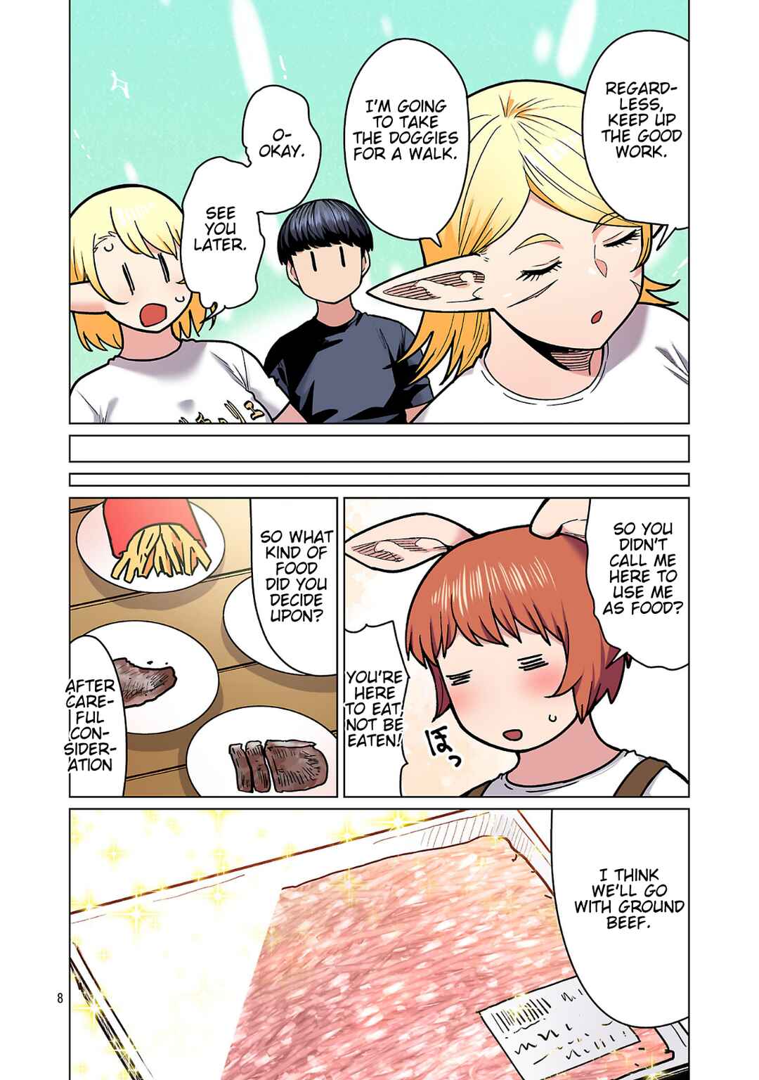 Page 9 Chapter 25 Shin Elf-san wa Yaserarenai. (Official Colored)