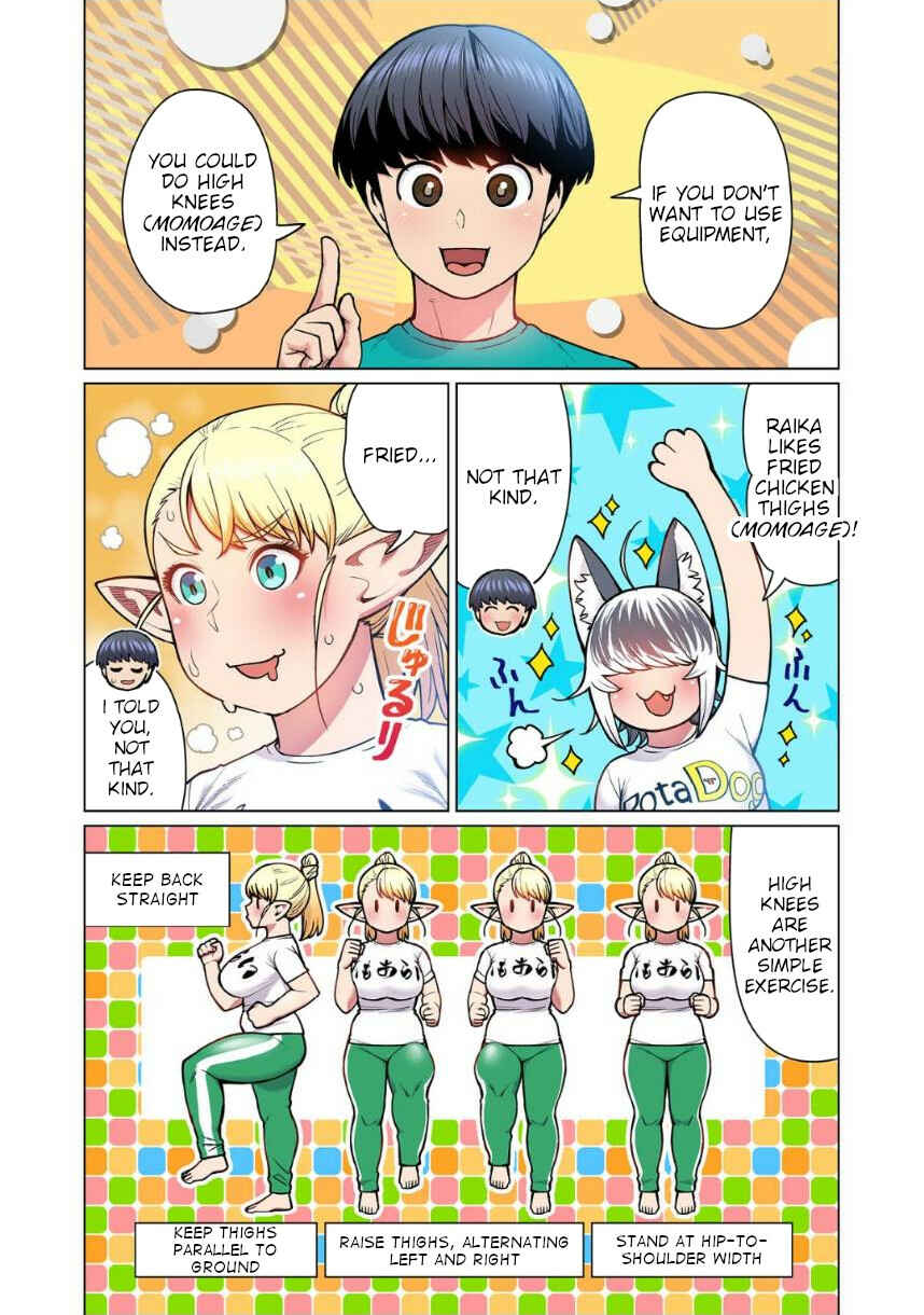 Page 21 Chapter 4 Shin Elf-san wa Yaserarenai. (Official Colored)