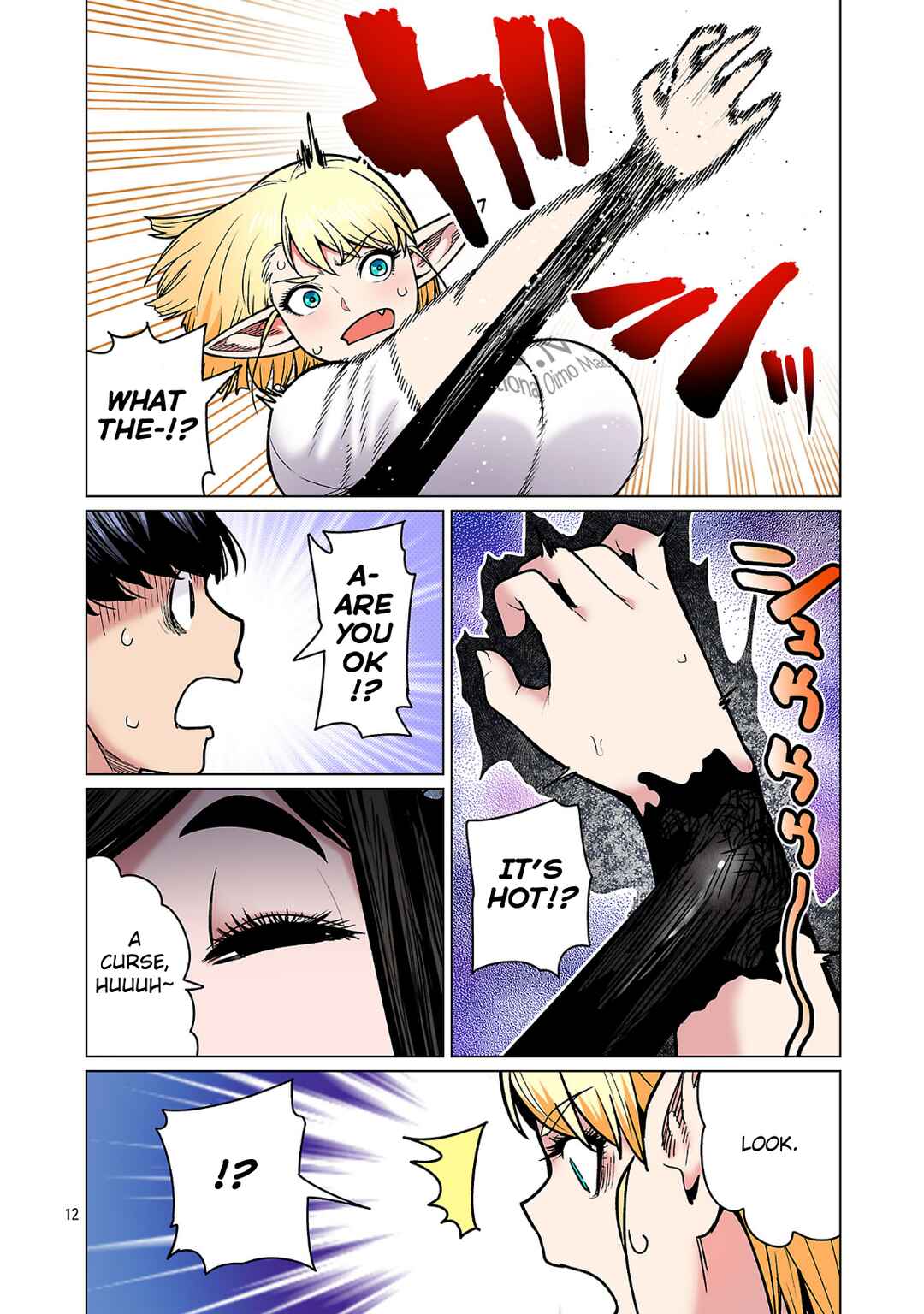 Page 12 Chapter 23 Shin Elf-san wa Yaserarenai. (Official Colored)